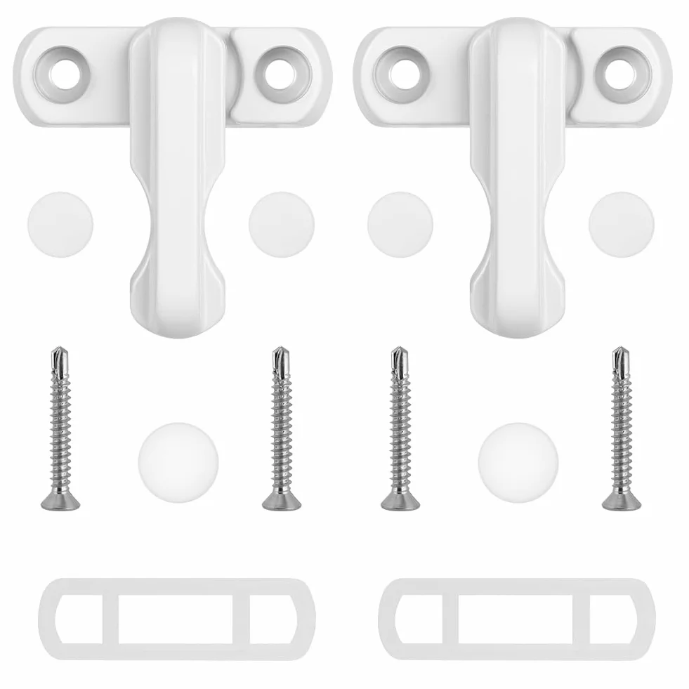 flintronic Poignée de Fenêtre Aluminium 2PCS Sécurité Enfant