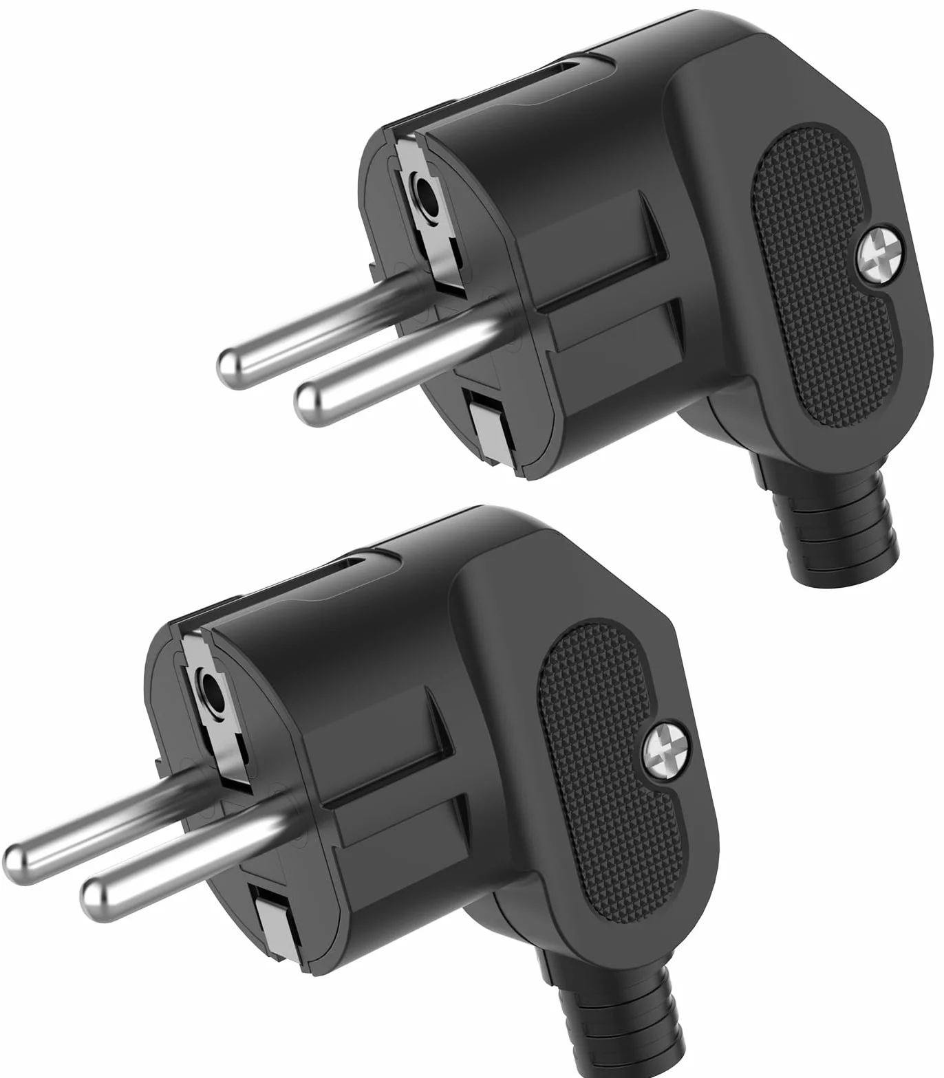 Prise Electrique Européenne IP20 250V 16A Schuko Noir