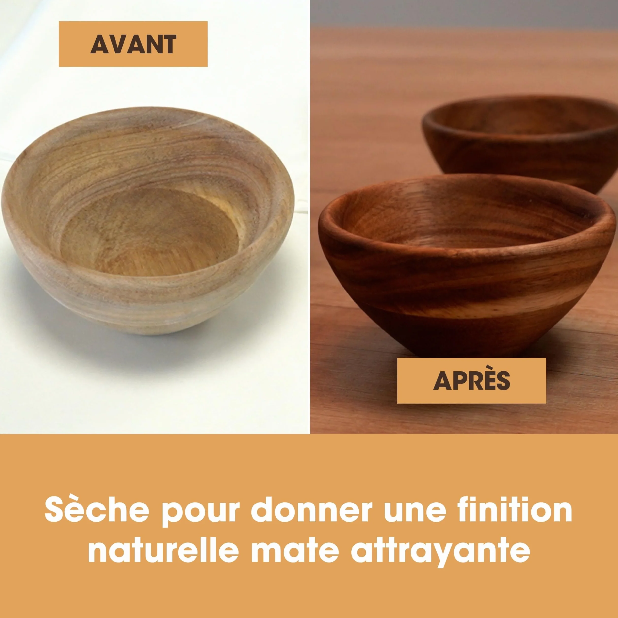 Furniture Clinic Huile de Tung Pure 500ml - Huile Naturelle pour Bois Intérieur Extérieur, Non-Toxique, Finition Mate
