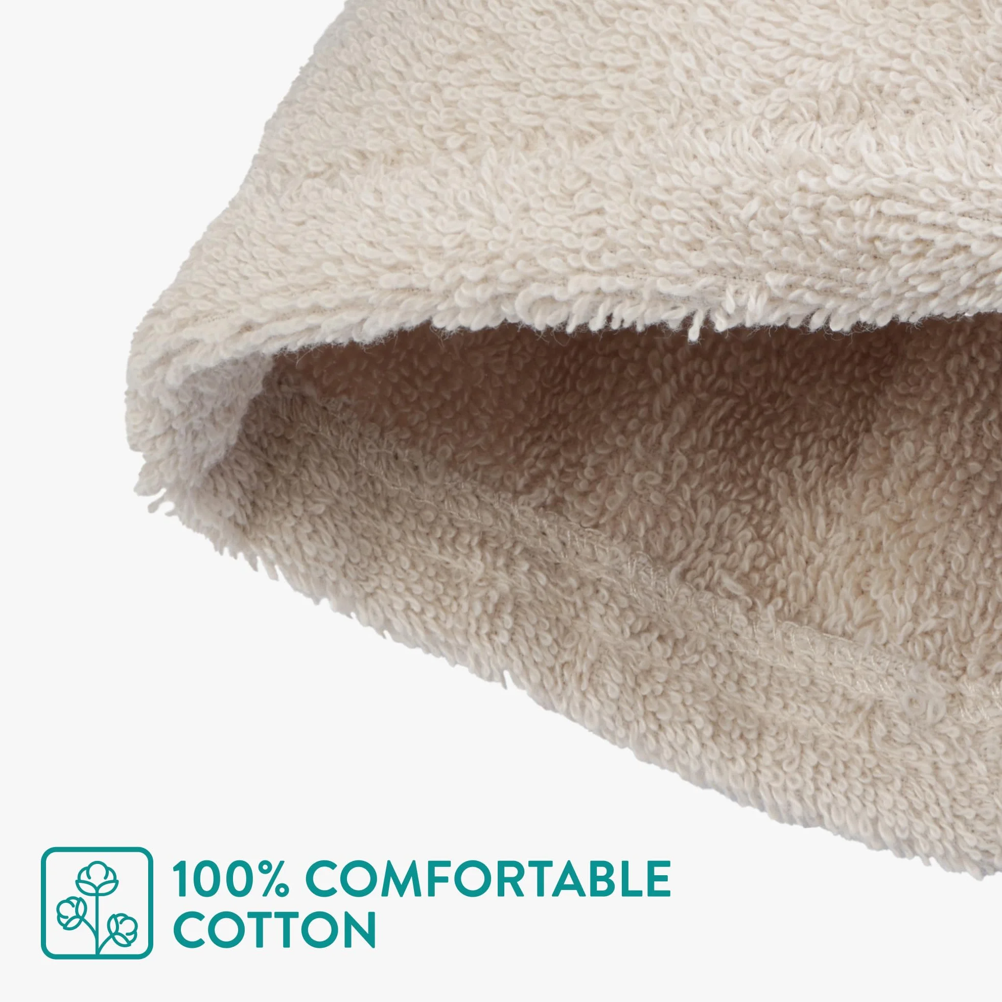 Bonnet de sauna 100% coton éponge 25 x 15 x 3 cm - Accessoire sauna spa hammam résistant à la chaleur