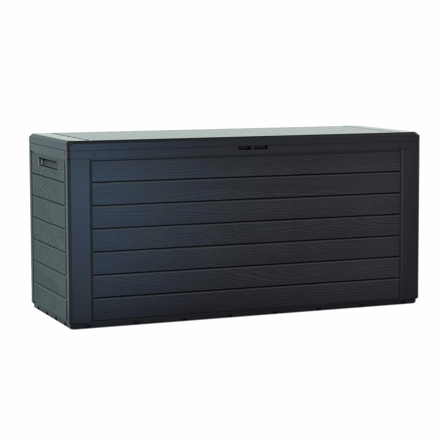 Prosperplast Woodebox coffre de jardin verrouillable 280 litres anthracite