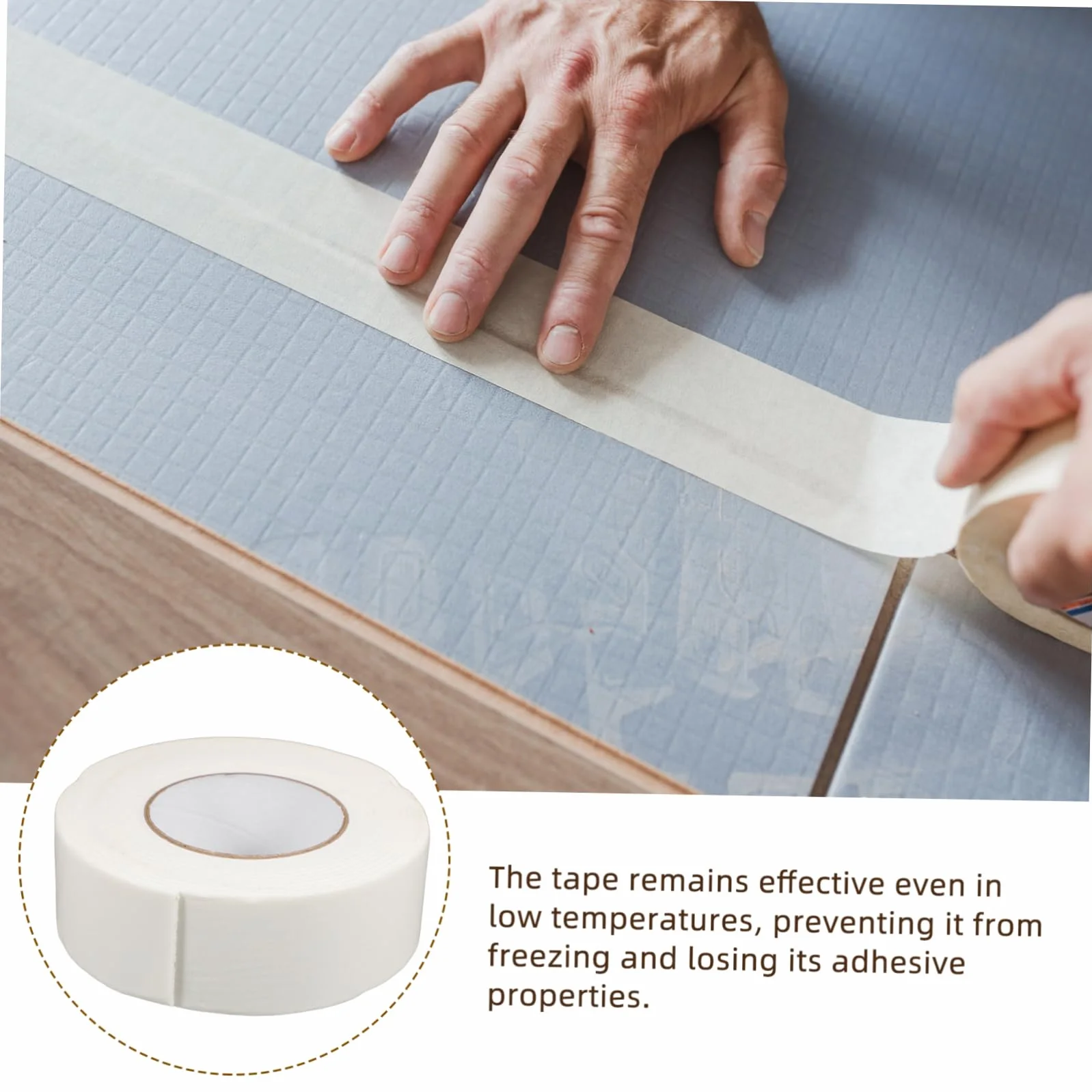 Ruban Adhésif Double Face Blanc Mousse Imperméable pour Four Automobile Travaux Manuels