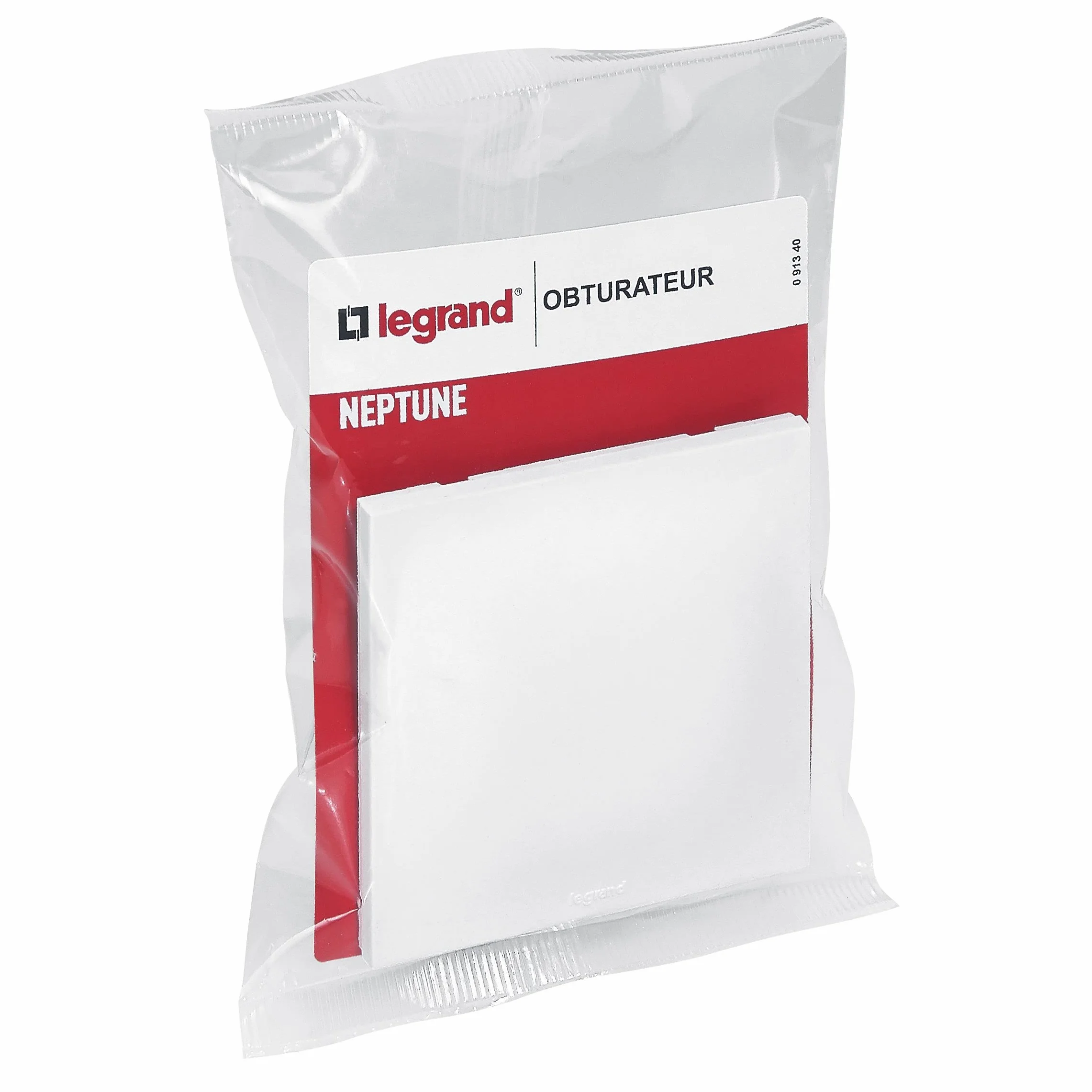 LEGRAND Obturateur Neptune Encastré Fixation Vis Griffes Blanc