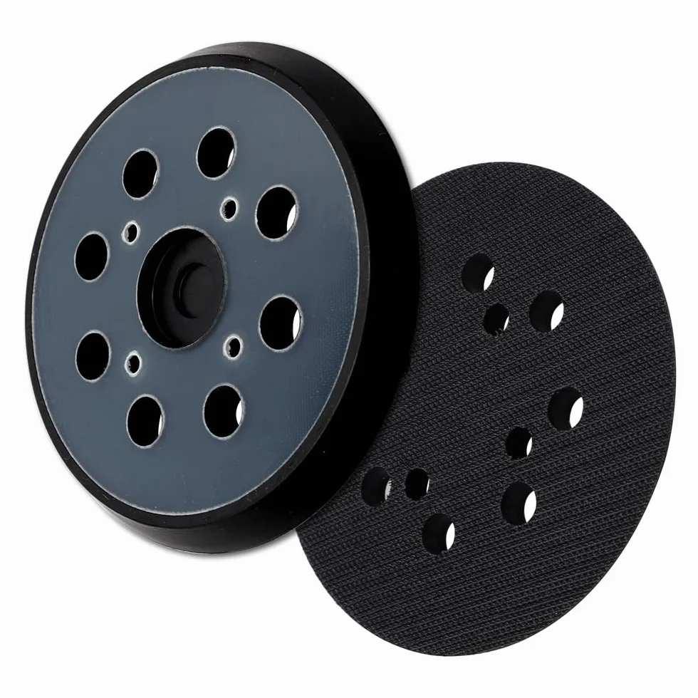 Tampon de Ponceuse de Remplacement 125 mm 8 Trous Plateau de Ponçage