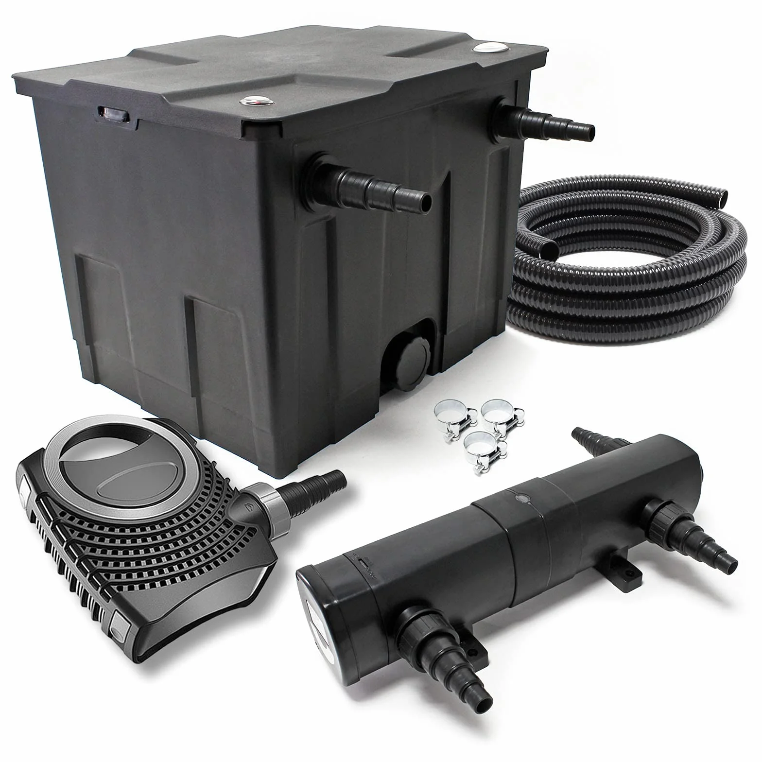 SunSun CBF-350 Filtre bassin NEO8000 pompe 8000l/h 70W CUV-236 lampe UV 36W 10m tuyau 38mm