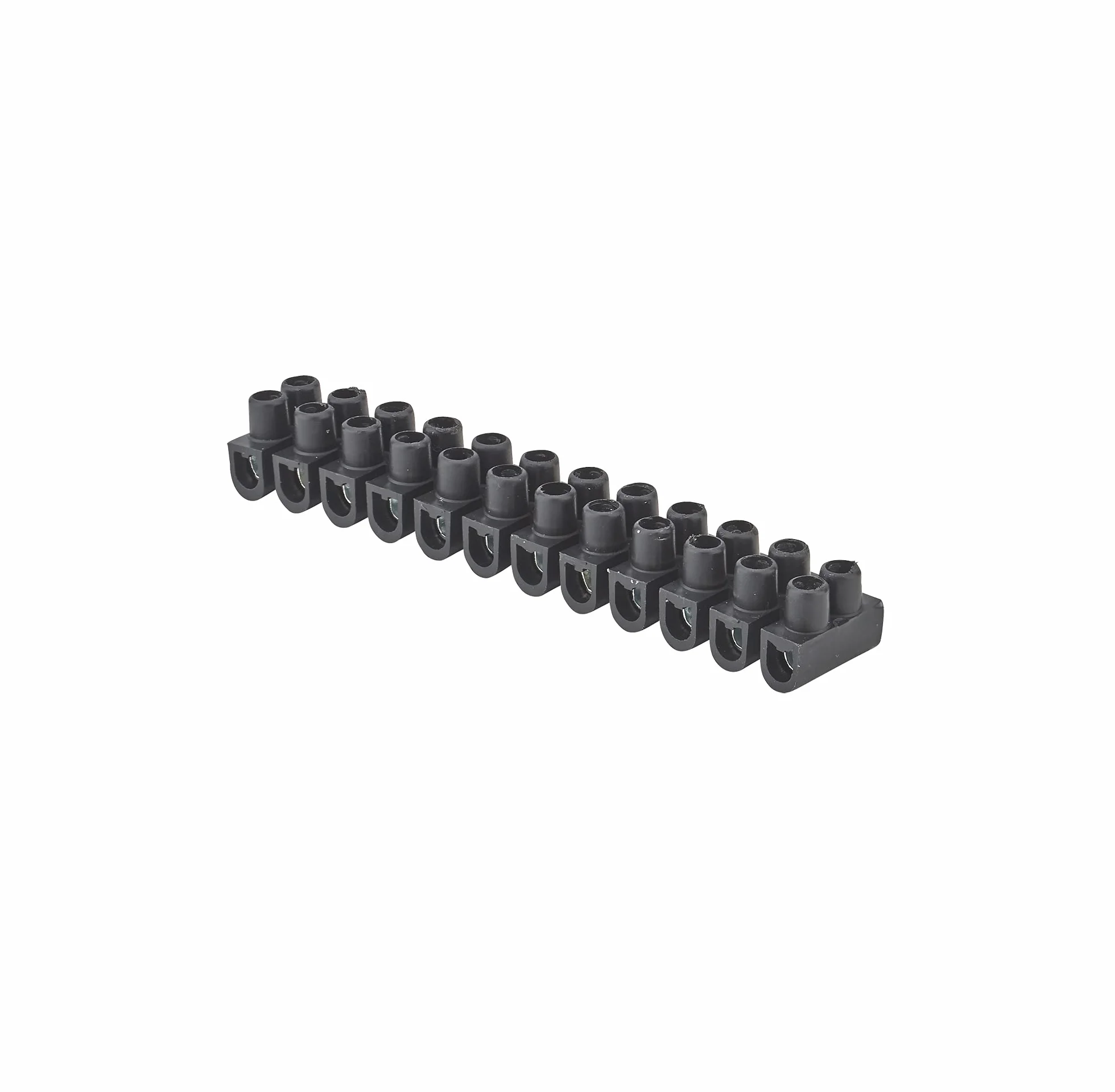 Blocs de Jonction Électriques 2,5 mm² Connecteur Rapide Borne de Serrage Noir