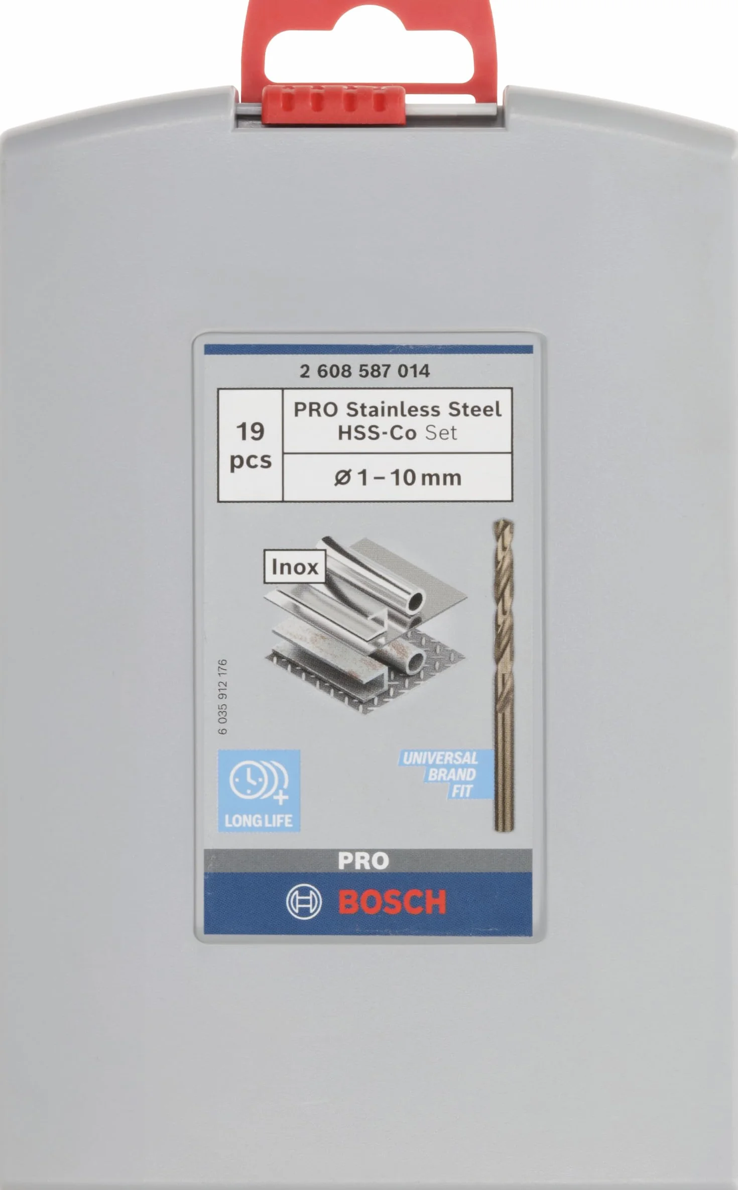 Bosch HSS-Co Twist Drill Bit Set 19x PRO
