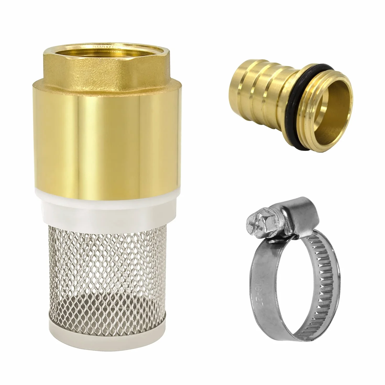 VARIOSAN Kit de filtre d'aspiration 14177, 3/4", Messing, clapet anti-retour