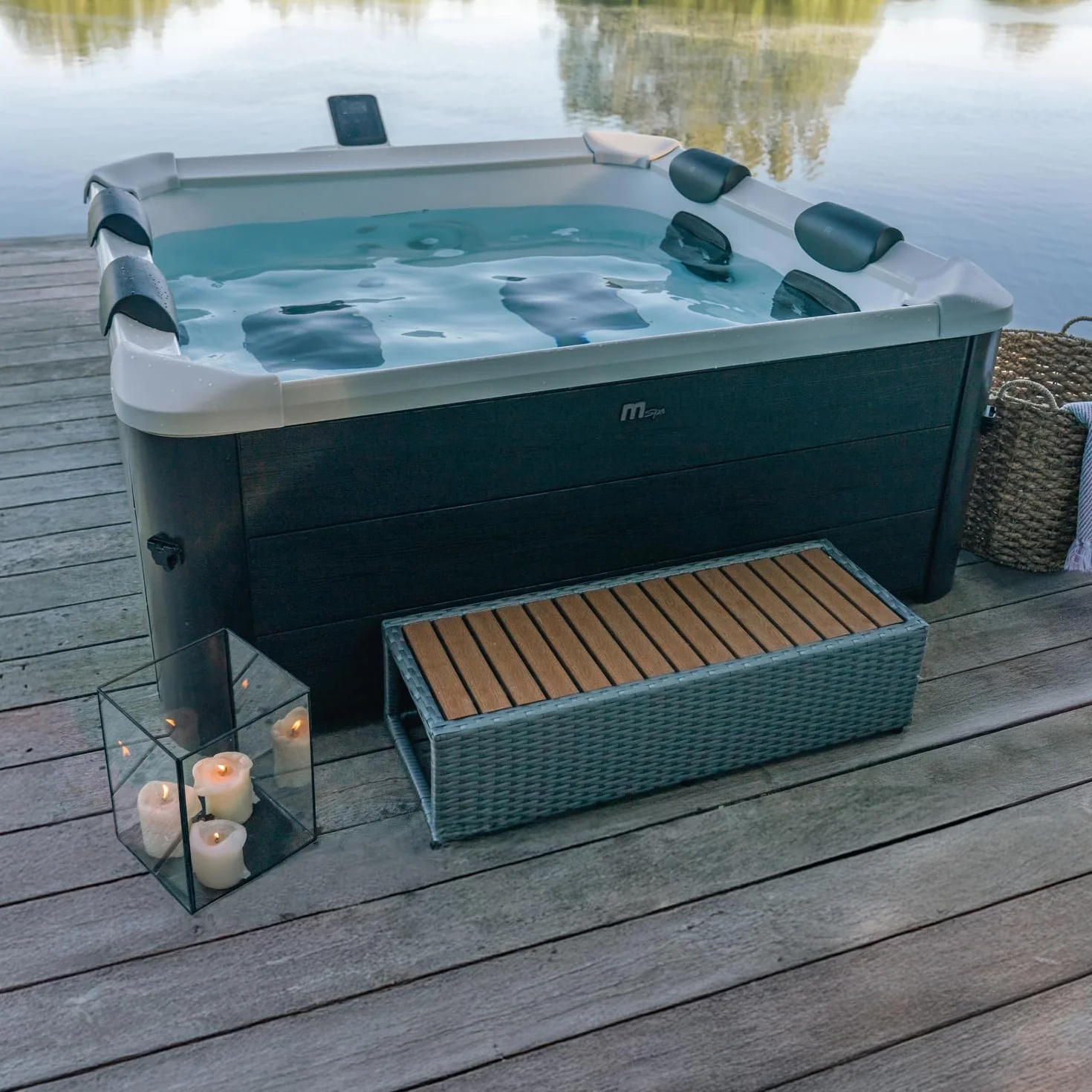 Spa Rigide Oslo Mspa 6 Places Connecté + Jets Hydromassant + LED