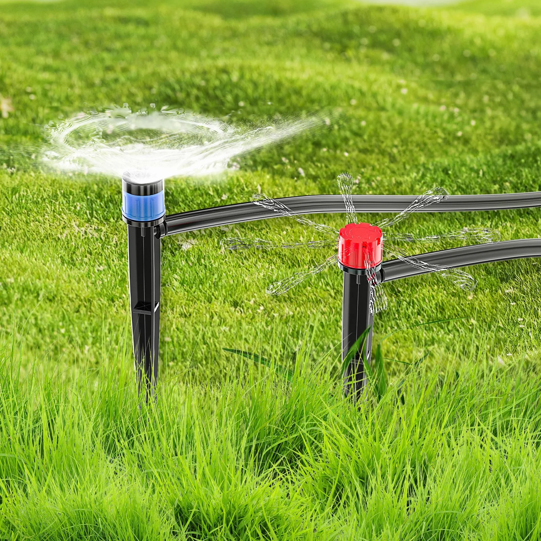 Forever Speed Système d'irrigation goutte à goutte 315PCS Kit avec tuyau 60M+15M pour jardin pelouse serre