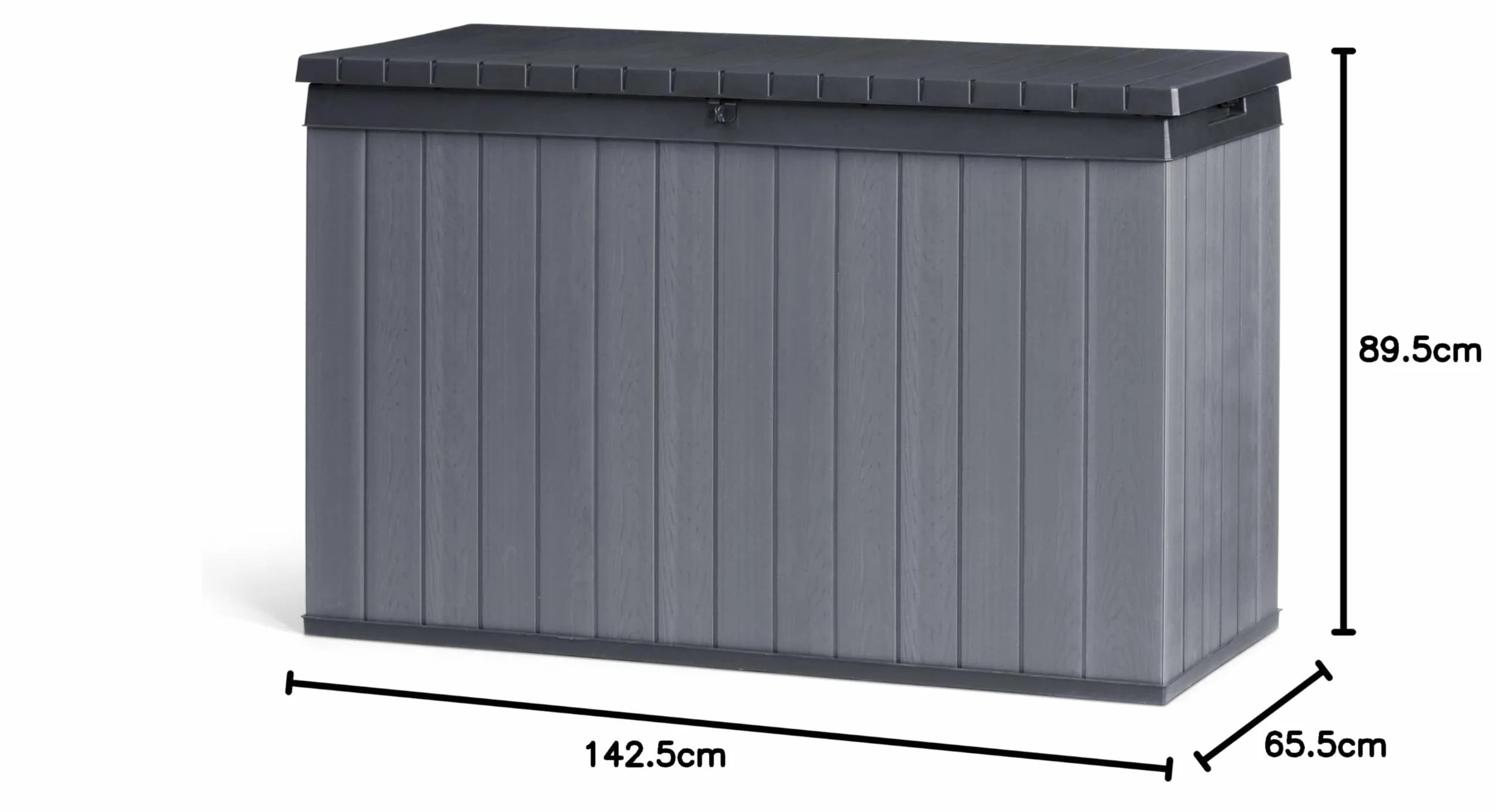 Keter Boîte de rangement pour l'extérieur Darwin 670 L gris