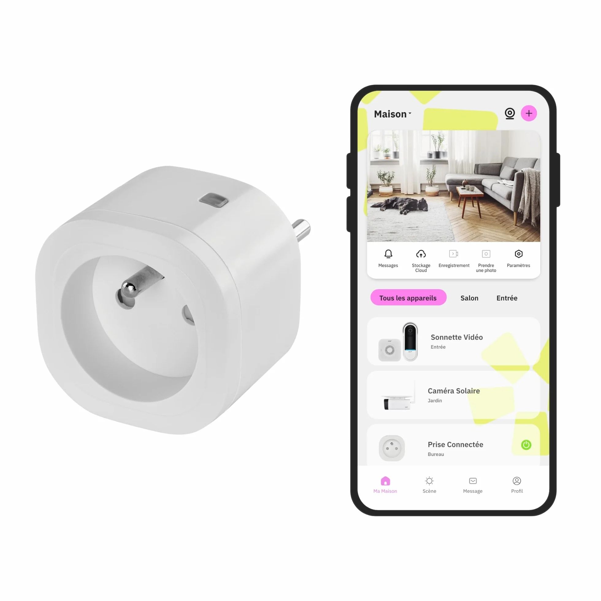 OMA JIN by Netatmo Prise Connectée Programmable 16A 3680W WiFi Bluetooth OSP-FR