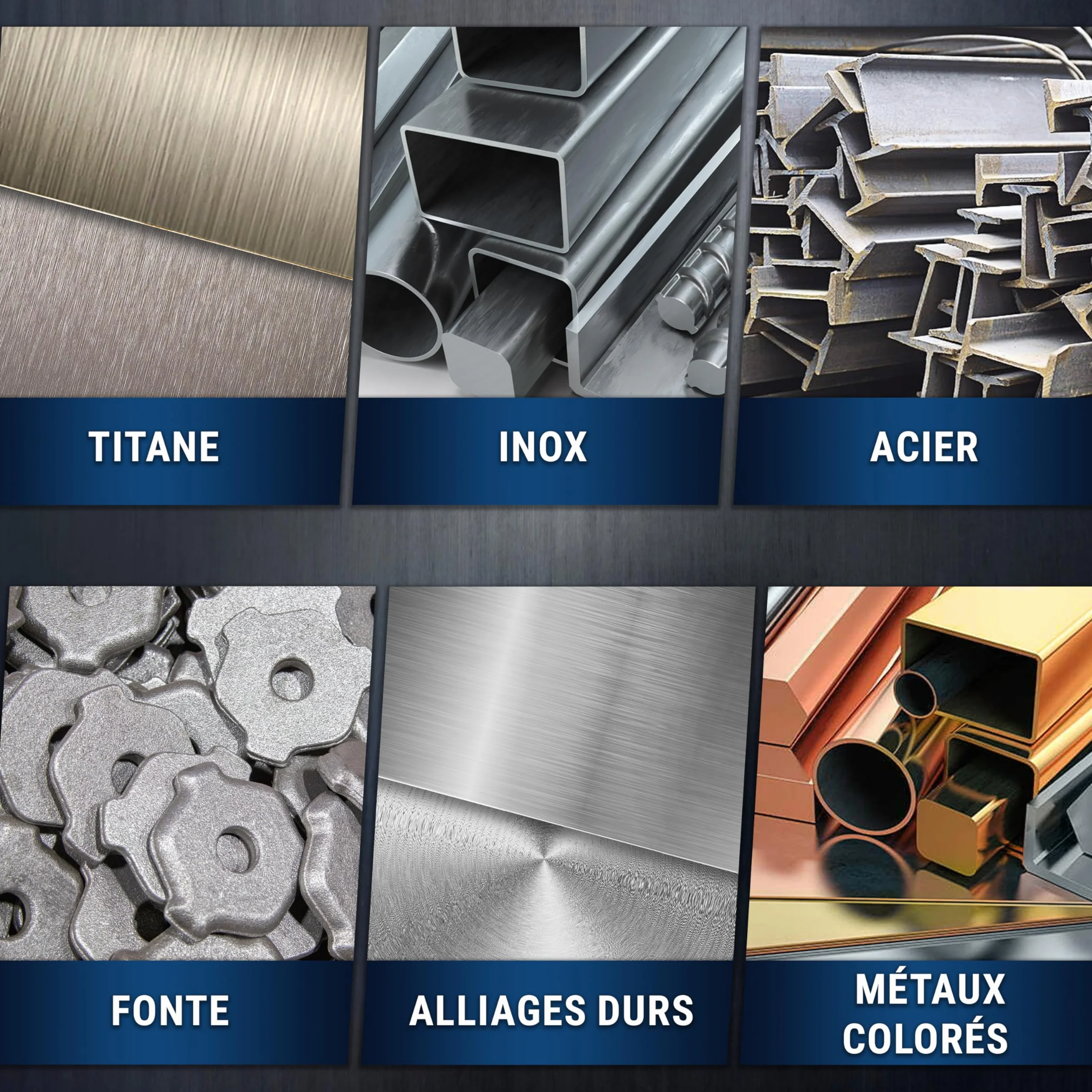 S&R Forets à Métaux HSS Cobalt 1-6,5 mm Set 13 Pièces DIN 338 Coffret Métal