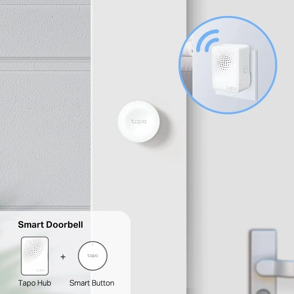 Tapo S200B Bouton Interrupteur Gradateur Intelligent Sans Fil, Compatible Alexa Google Home