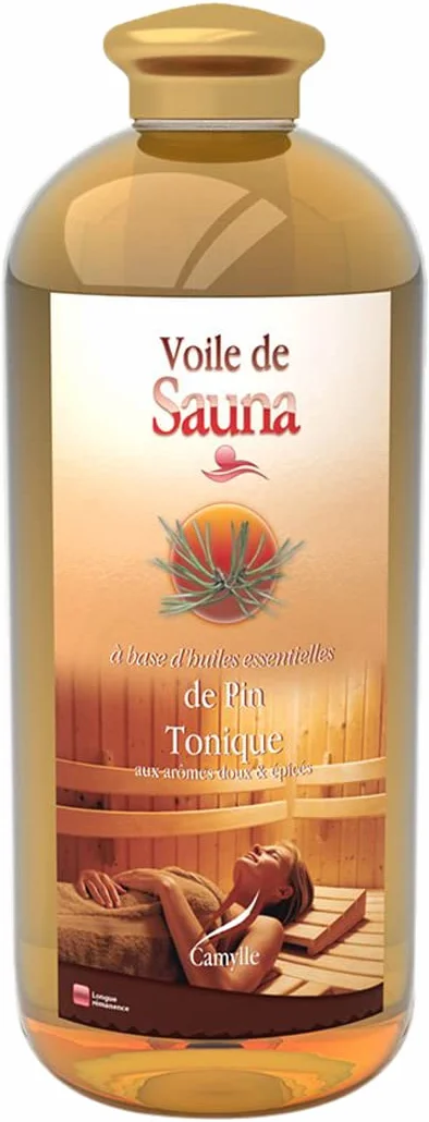 Voile de Sauna Pin Huiles Essentielles 100% Pures Naturelles Tonique Frais Épicés 1000ml