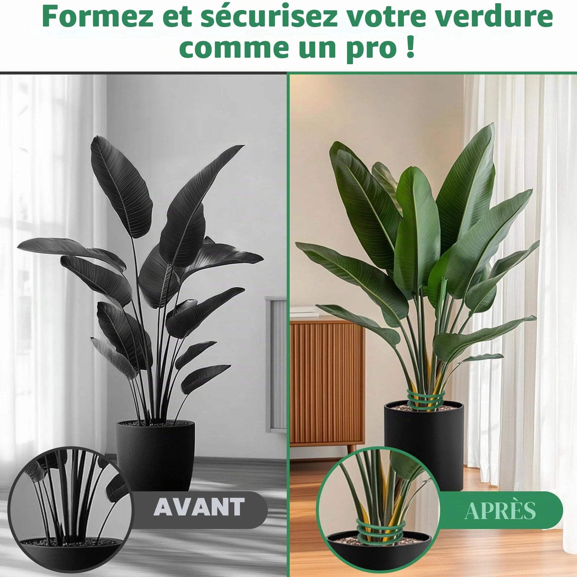 COZCLAM 2 x 20m Fil de Fer Jardin avec Coupe, 3.5mm Fil de Fer Cloture, Fil de Fer Vert de Plastique pour Le Jardinage, Tomates, Fil de Fer Souple Loisir Creatif pour Organiser Les Câbles, Projets