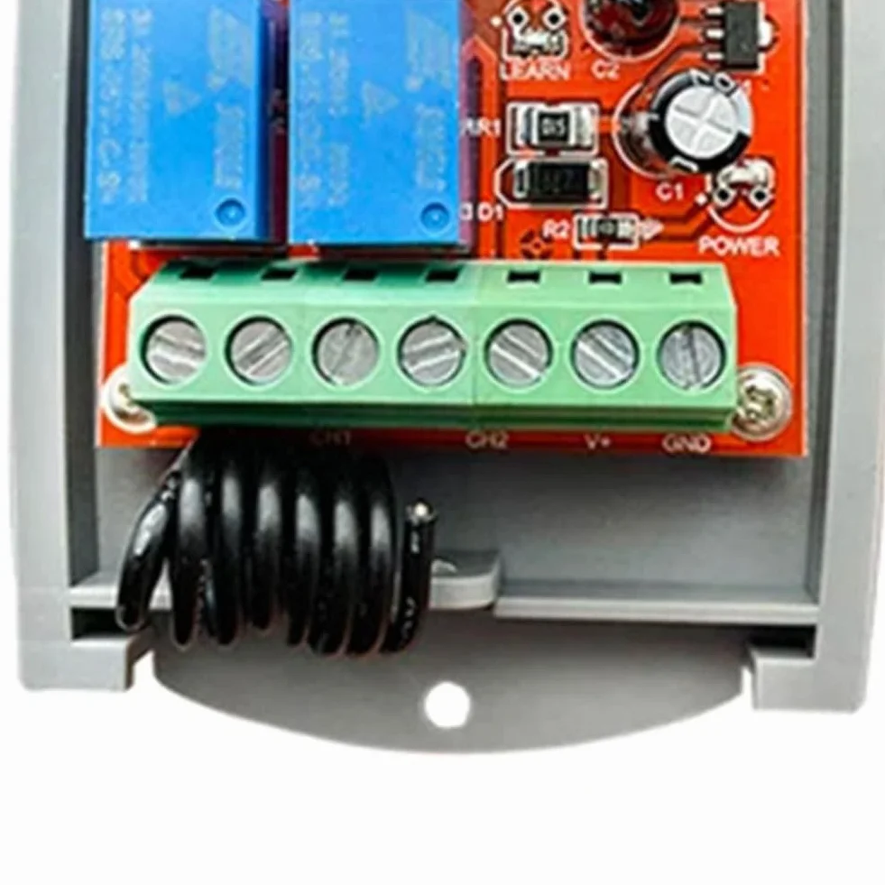 Récepteur Universel Télécommande Porte Garage 433 MHz 12 V-24 V Ouvre-Porte Électrique 433,92 MHz Code Roulant