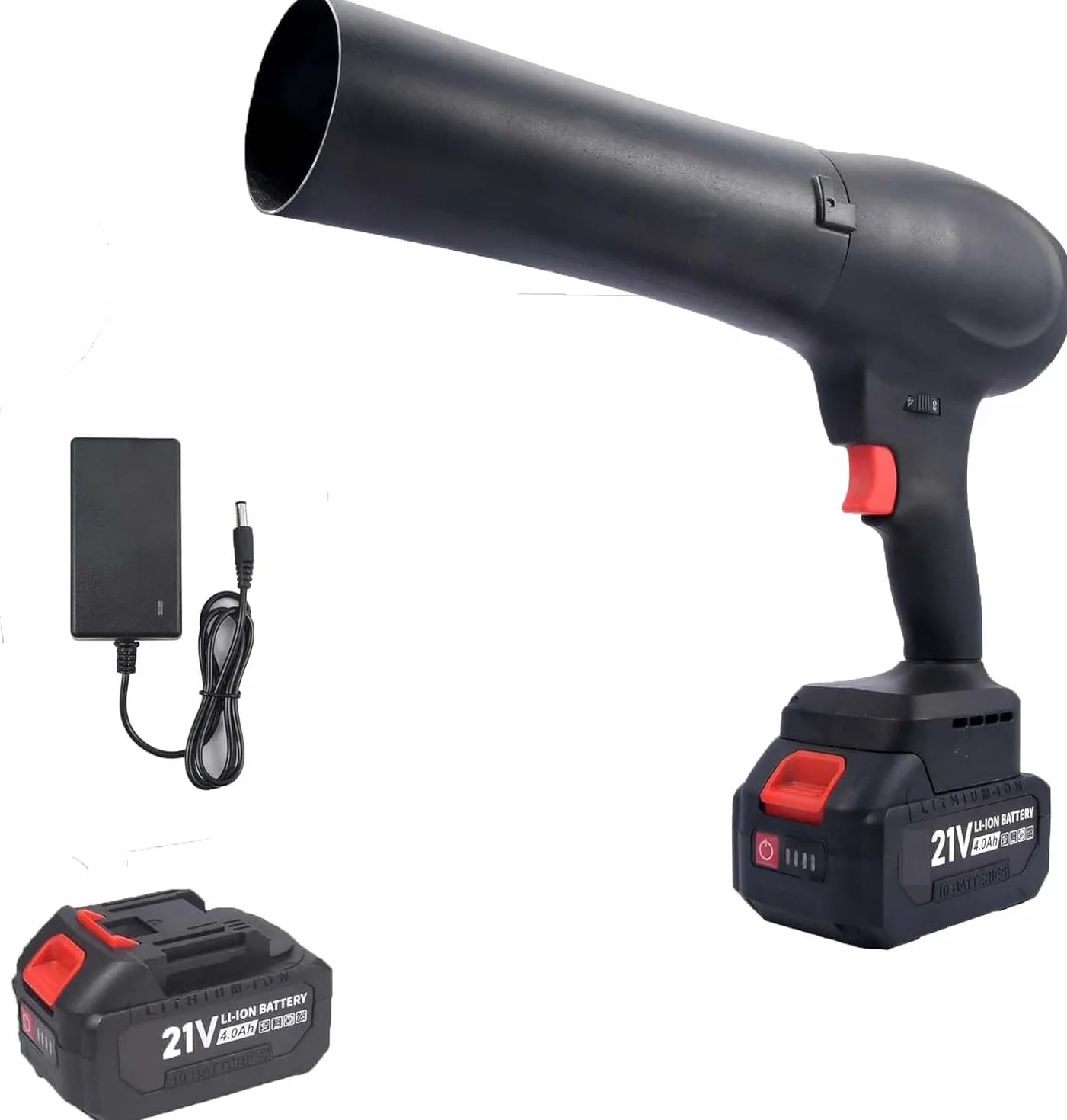 Souffleur de Turbo sans Fil 130 000 TR/Min 4000mAh sans Balais avec Buse Prolongée