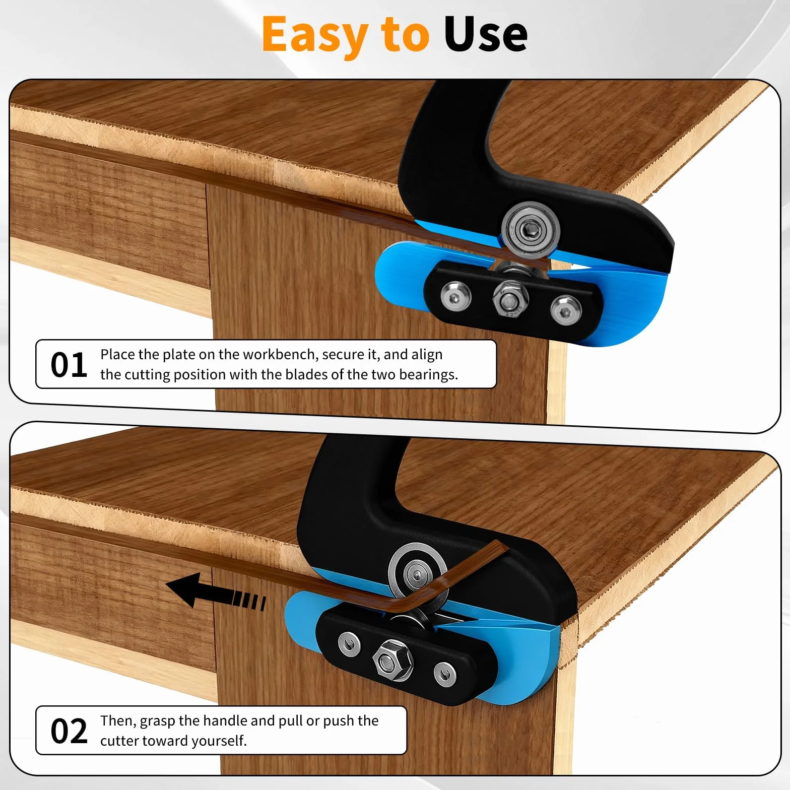 Outil De Coupe De Chant Professionnel Rabot à Placage Et Grattoir à Chanfrein Pour Bois Outillage Menuiserie Pour Plans De Travail Meuble Armoire Crafting Laminate