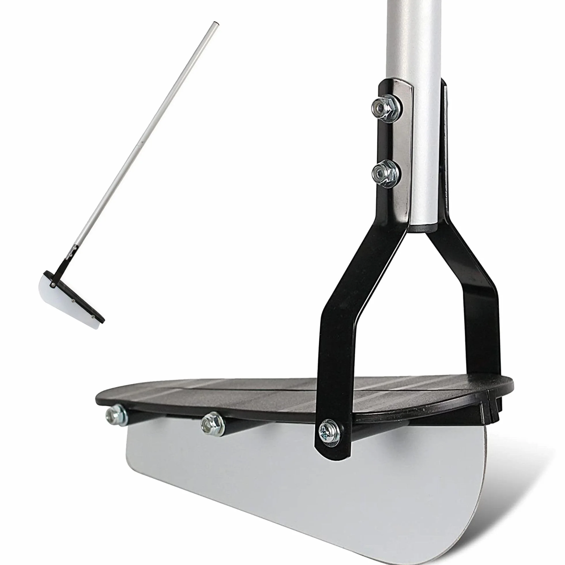 FISHTEC - Dresse Bordure de Jardin - Coupe Bordure Manuel - Lame Acier Tranchante 28 cm - Manche Pivotable & Maniable 102 cm - Permet de Délimiter Facilement Votre Pelouse - Large Zone d'Appui du Pied