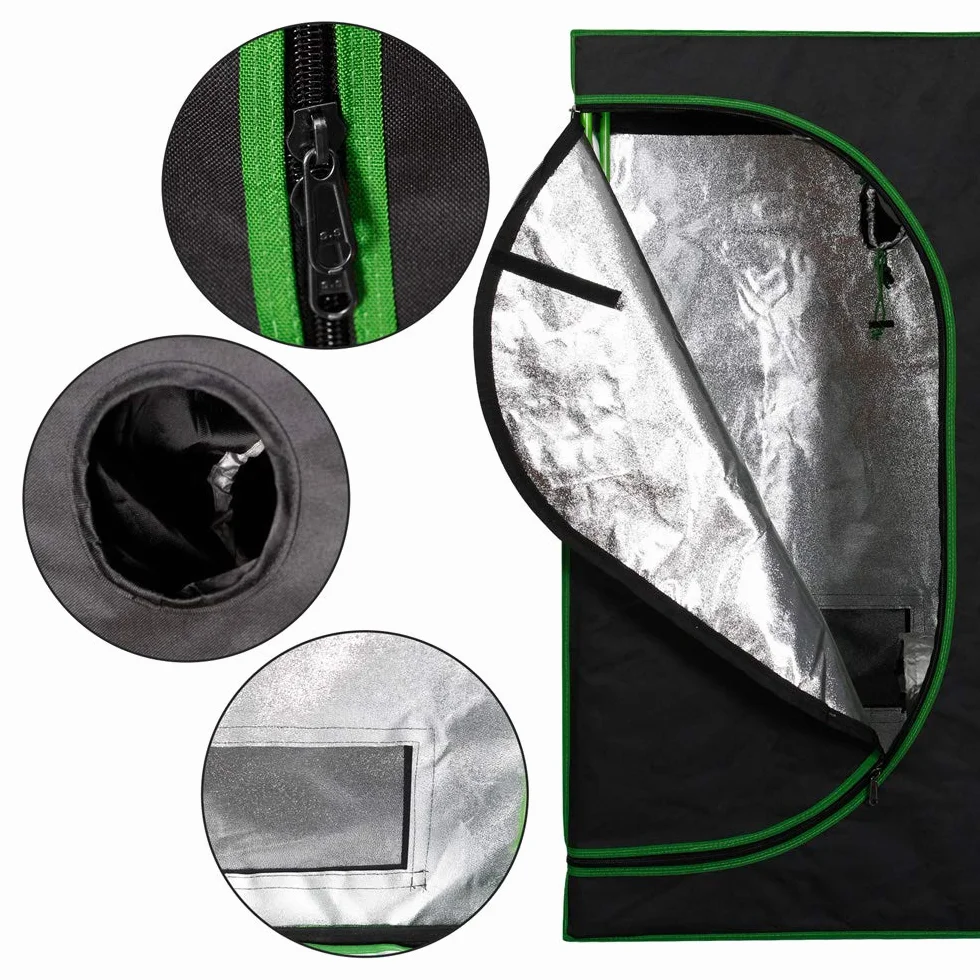 140 x 140 x 200cm Grow Box Tent Intérieur Serre Cabinet d'élevage Hydrophonics Kingpower