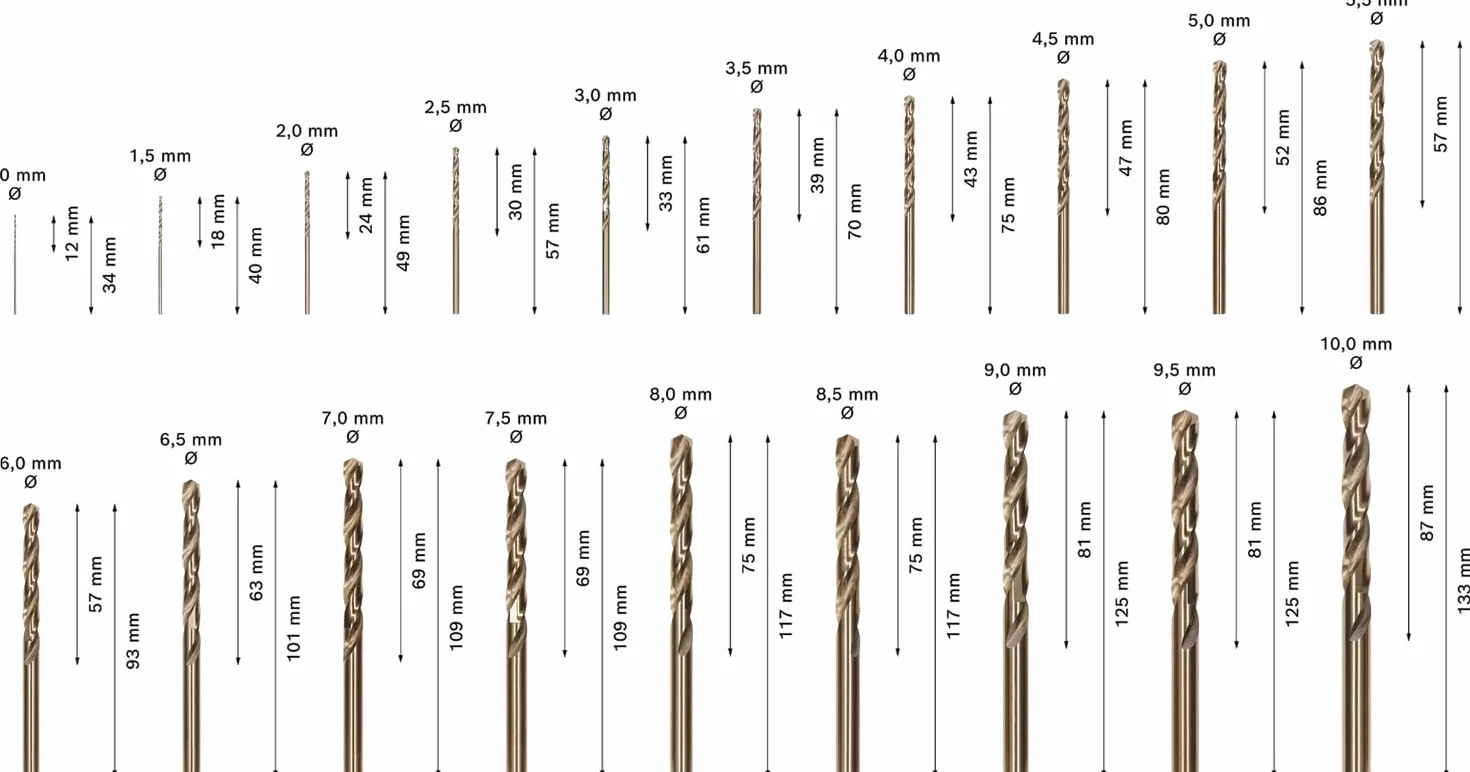 Bosch HSS-Co Twist Drill Bit Set 19x PRO