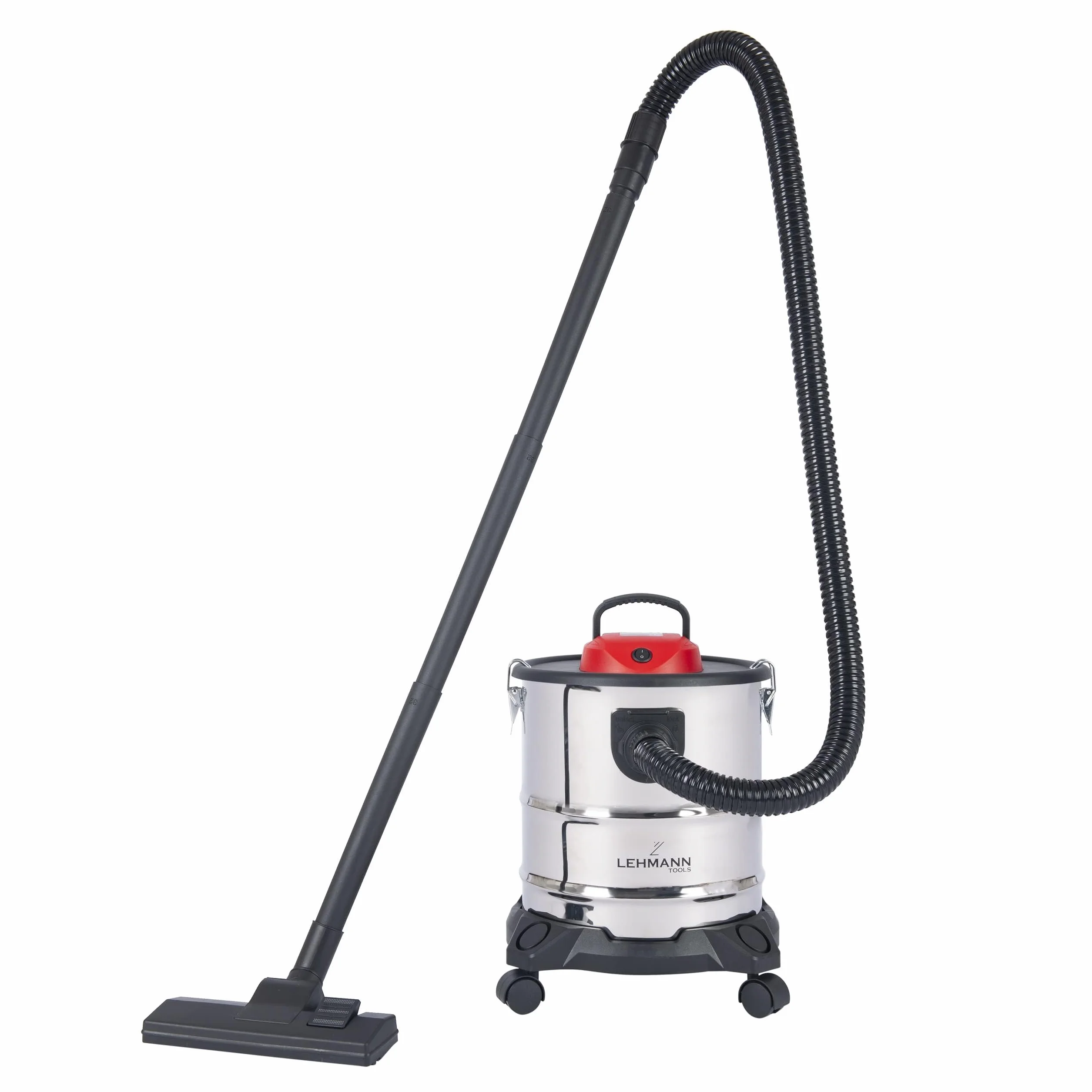 LEHMANN Haddo Aspirateur Industriel 2000W Sec Humide 20L Acier Inoxydable