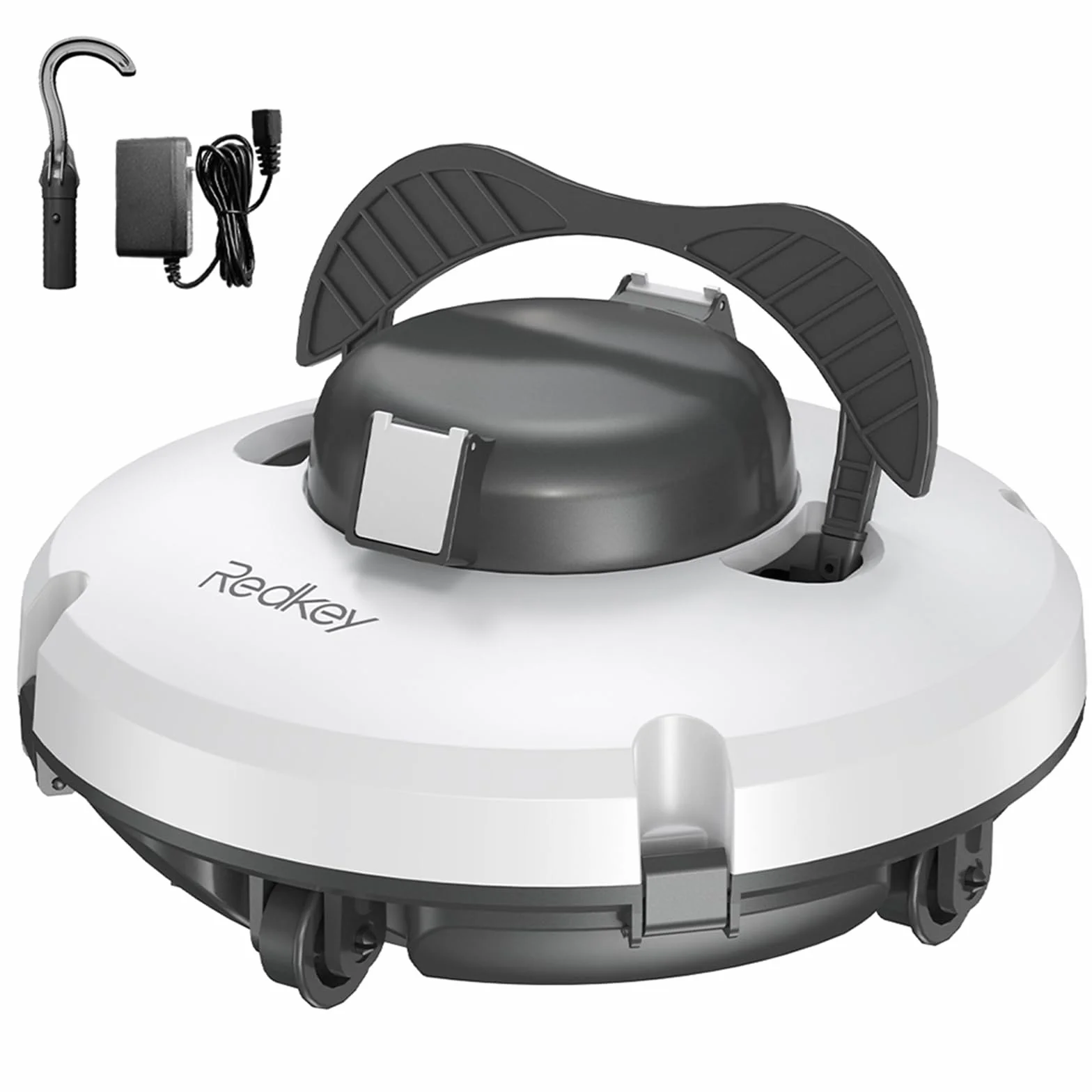 Redkey S100 Robot Piscine Sans Fil, 200Min Nettoyage Puissant 18° Pente, Aspirateur Piscine Hors Sol 120㎡