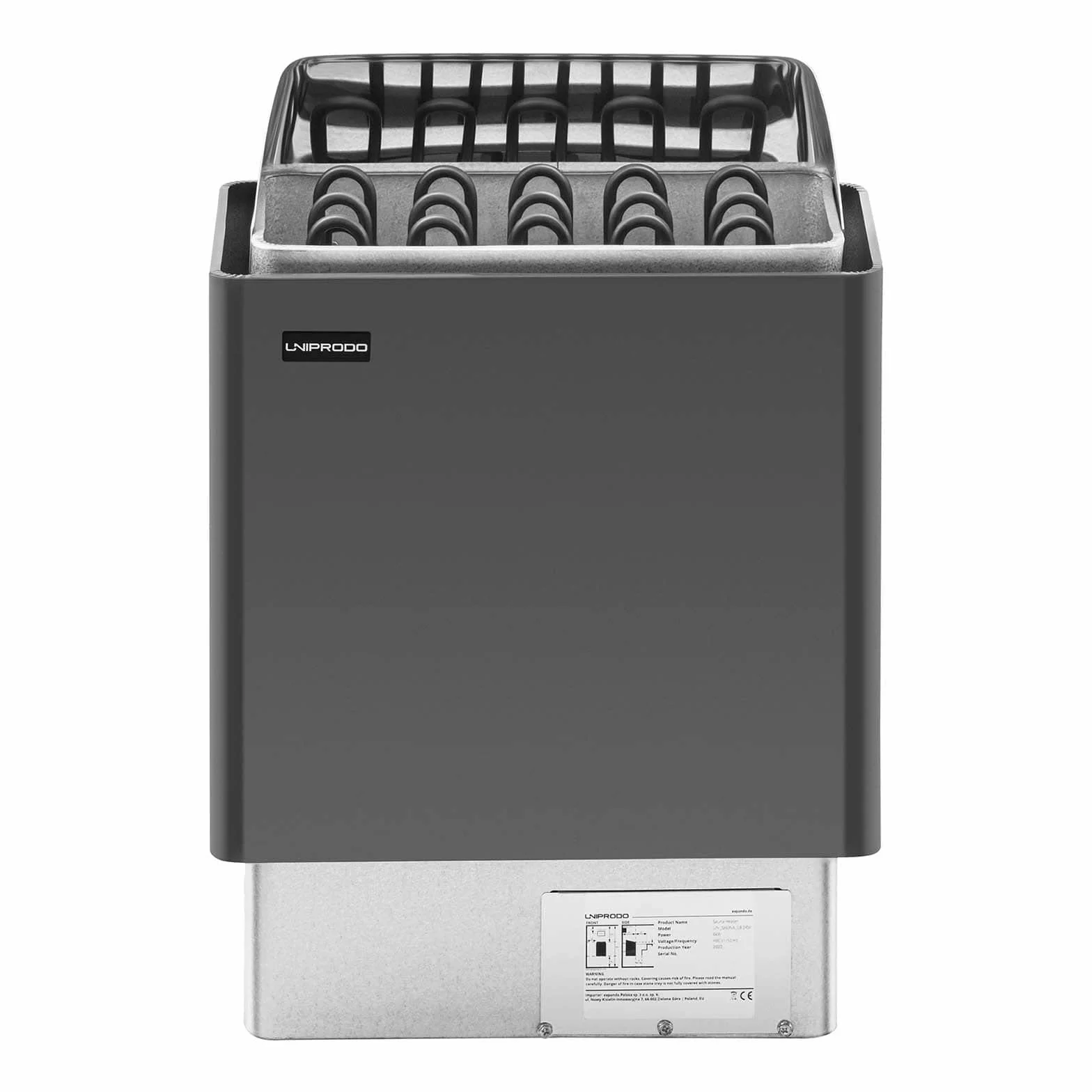 Poele sauna 8 kW 30-110°C Thermostat Protection surchauffe 8-12 m³ Radiateur électrique