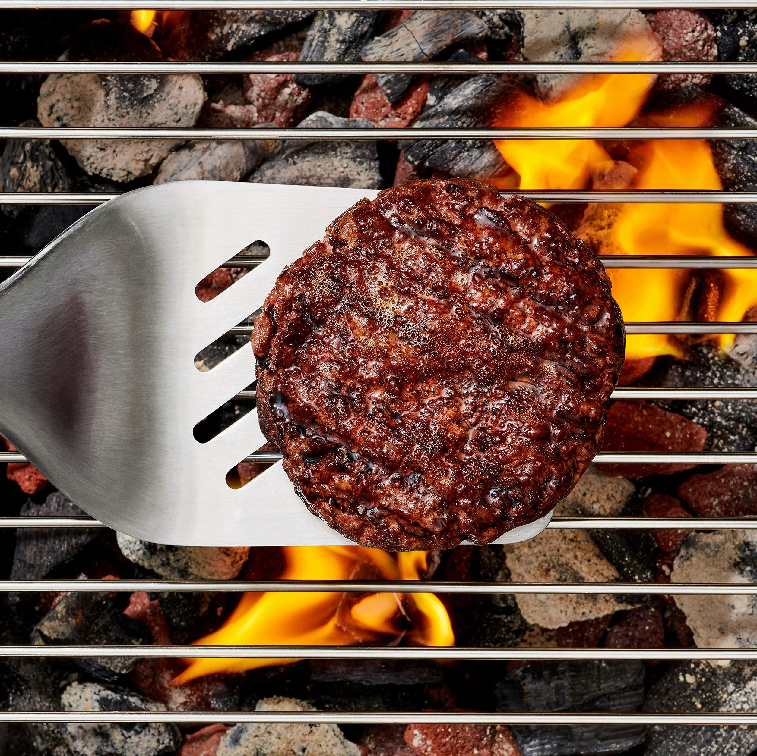 OXO Good Grips Juego de espátula y pinzas para barbacoa de Acero inoxidable