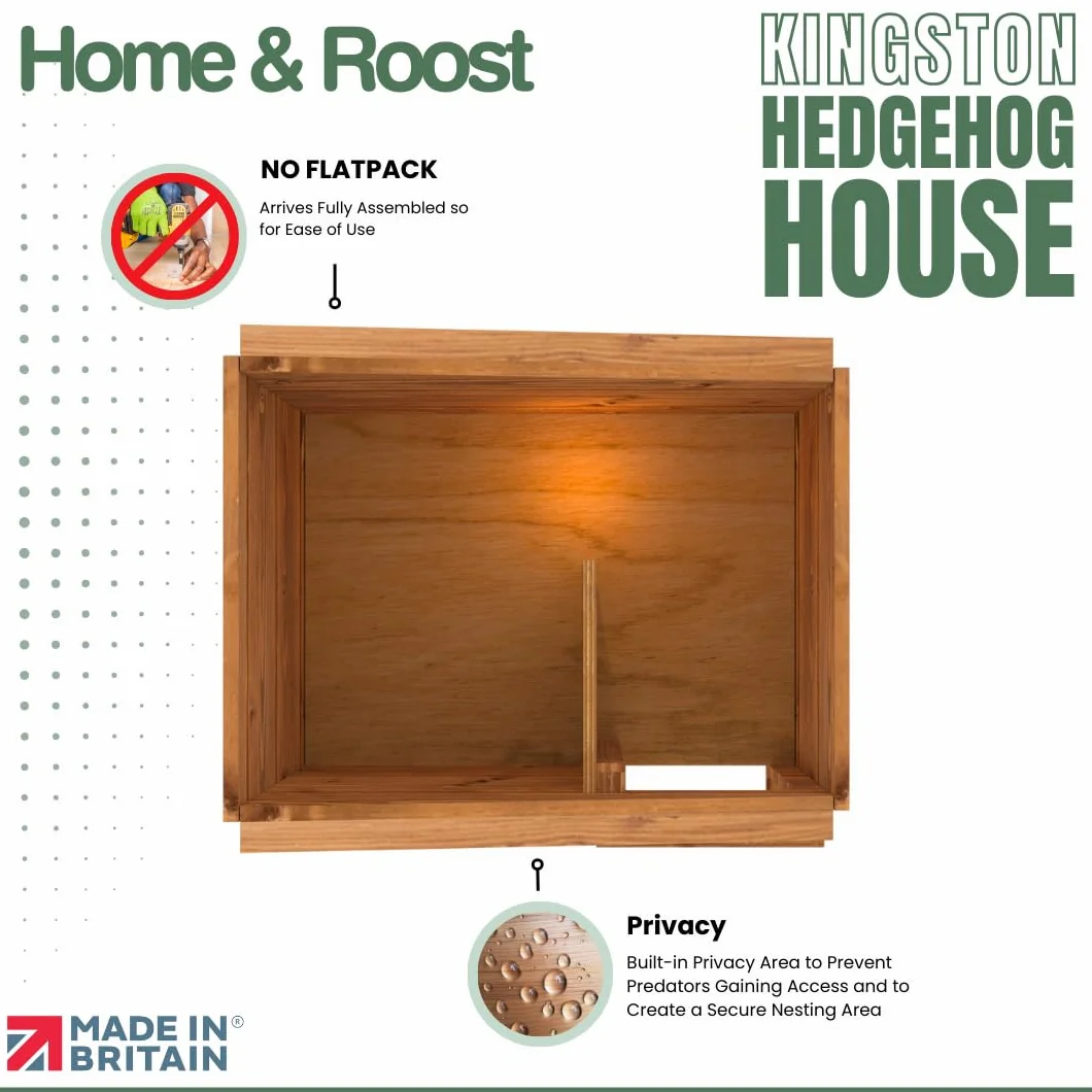 Maison pour hérissons The Hutch Company Refuge en Bois Massif