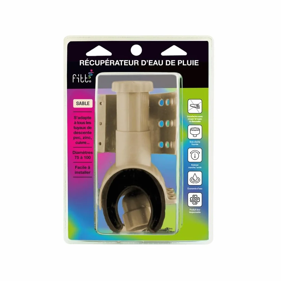 Récupérateur Eau Pluie Couleur Sable Interplast
