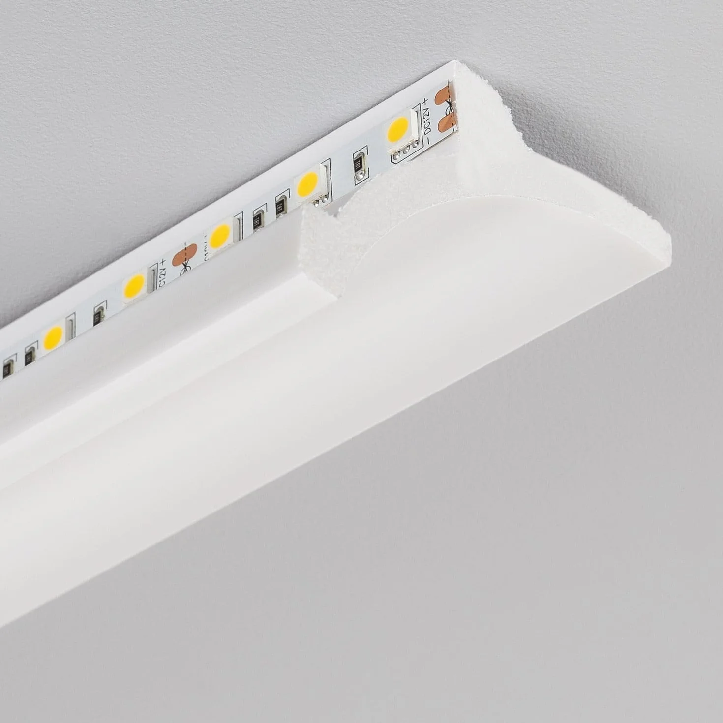 LEDKIA LIGHTING Moulure Arc 2m Ruban LED Blanc
