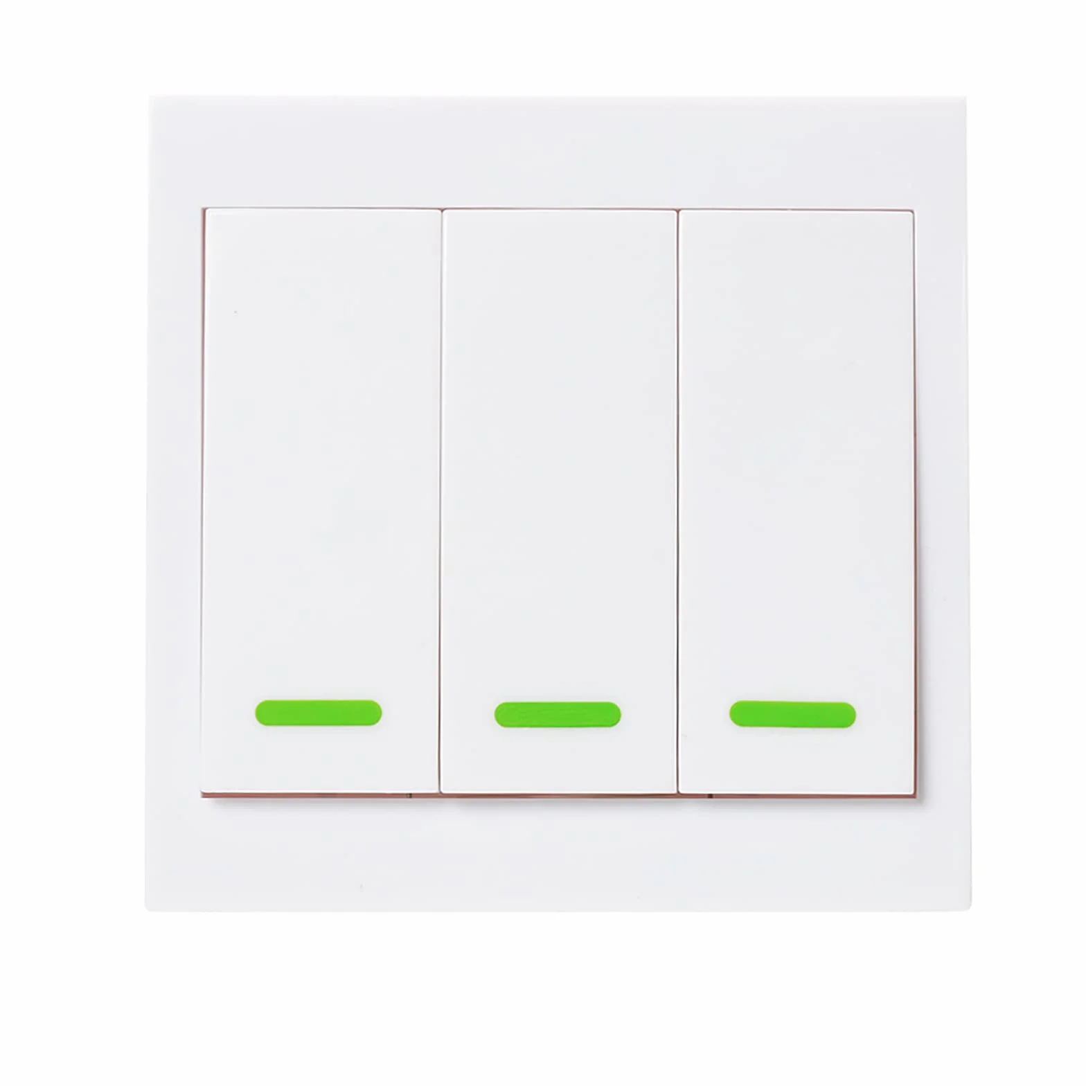 eWeLink Interrupteur Mural à Bouton-Poussoir 3 Gangs Type 86 433 MHz Télécommande sans Fil