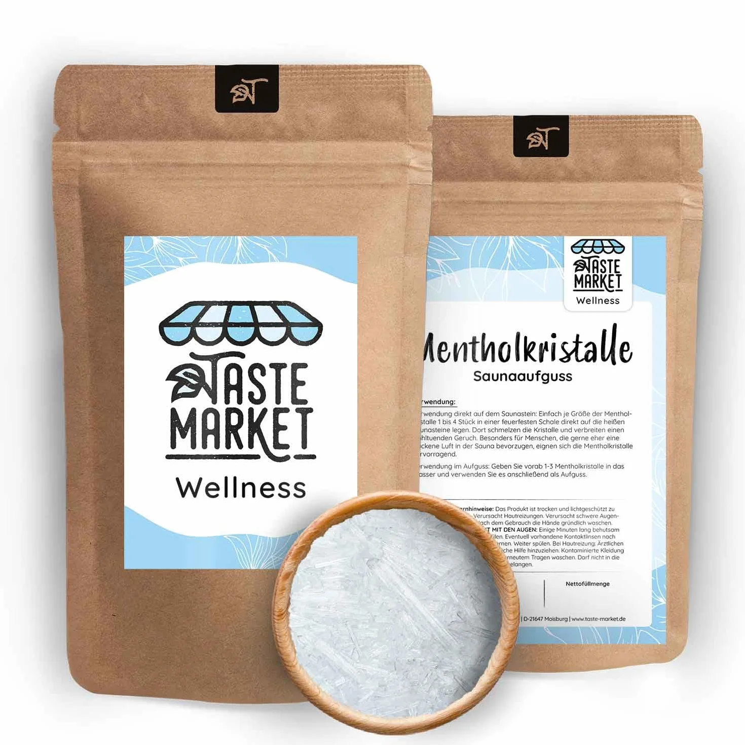 Menthol Cristaux de Menthol Infusion Sauna 100 g