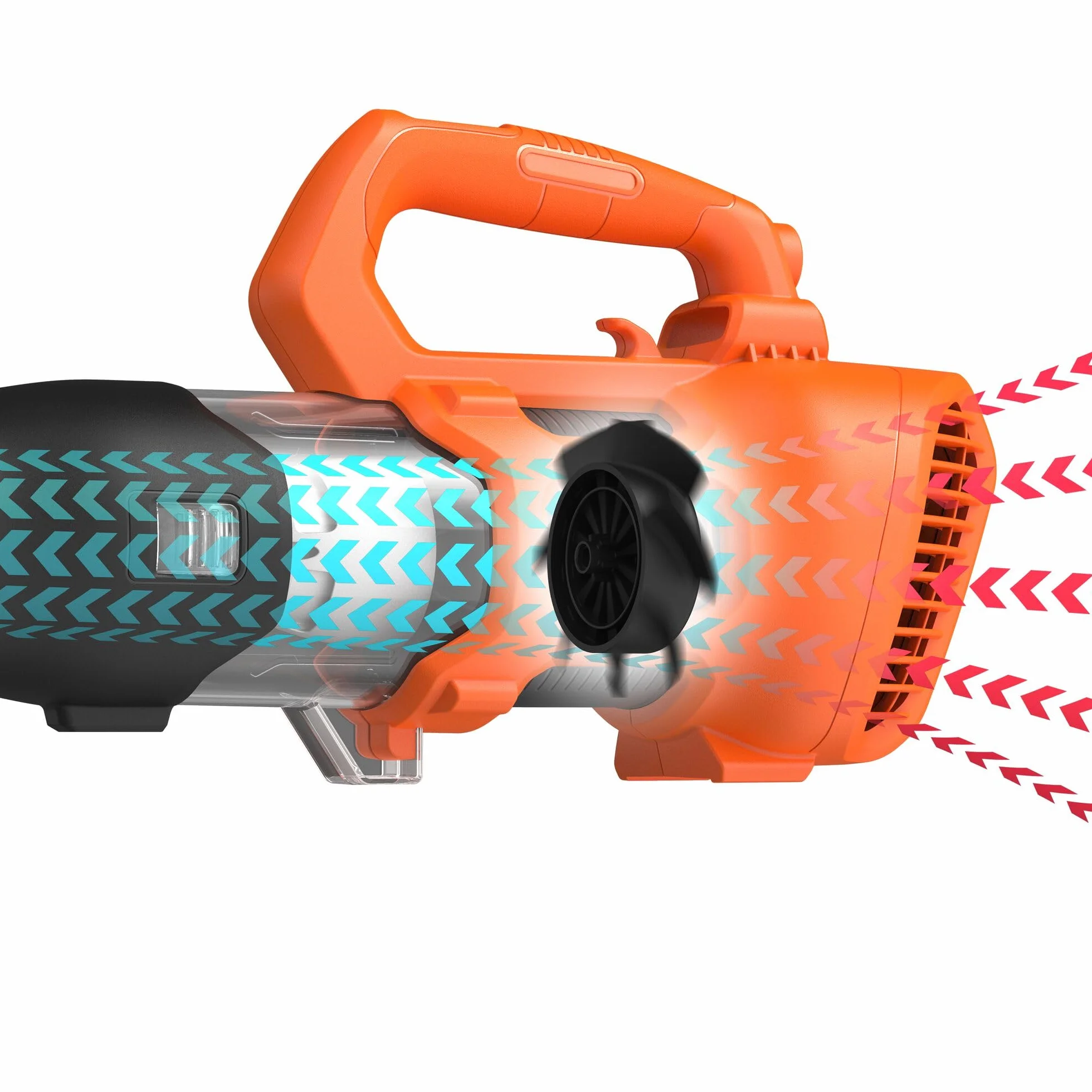 BLACK+DECKER Souffleur axial filaire 1850W 2 vitesses racloir intégré 12,75 m³/min 190 km/h BEBL185-QS