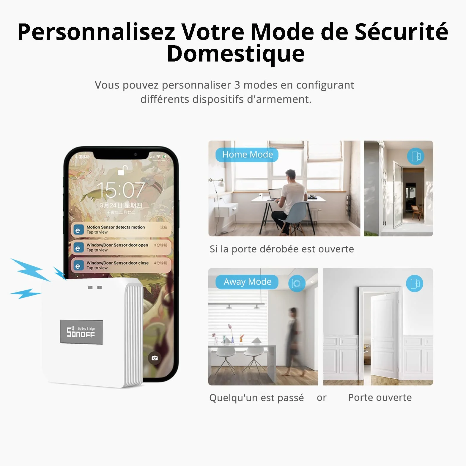 SONOFF ZigBee Hub 3.0 Smart Gateway Bridge Pro, Passerelle WiFi & ZigBee