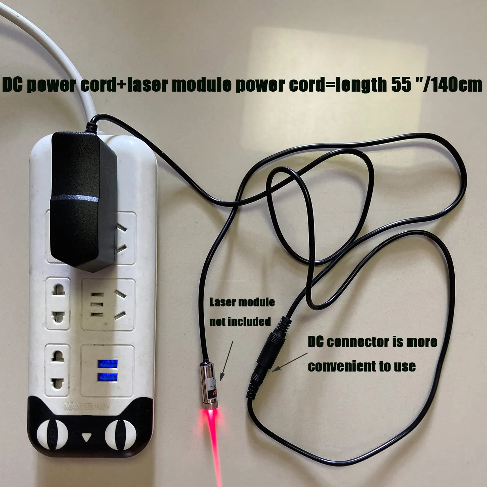 Module Socket DC Industrielle Cordon d'alimentation Prise Mur