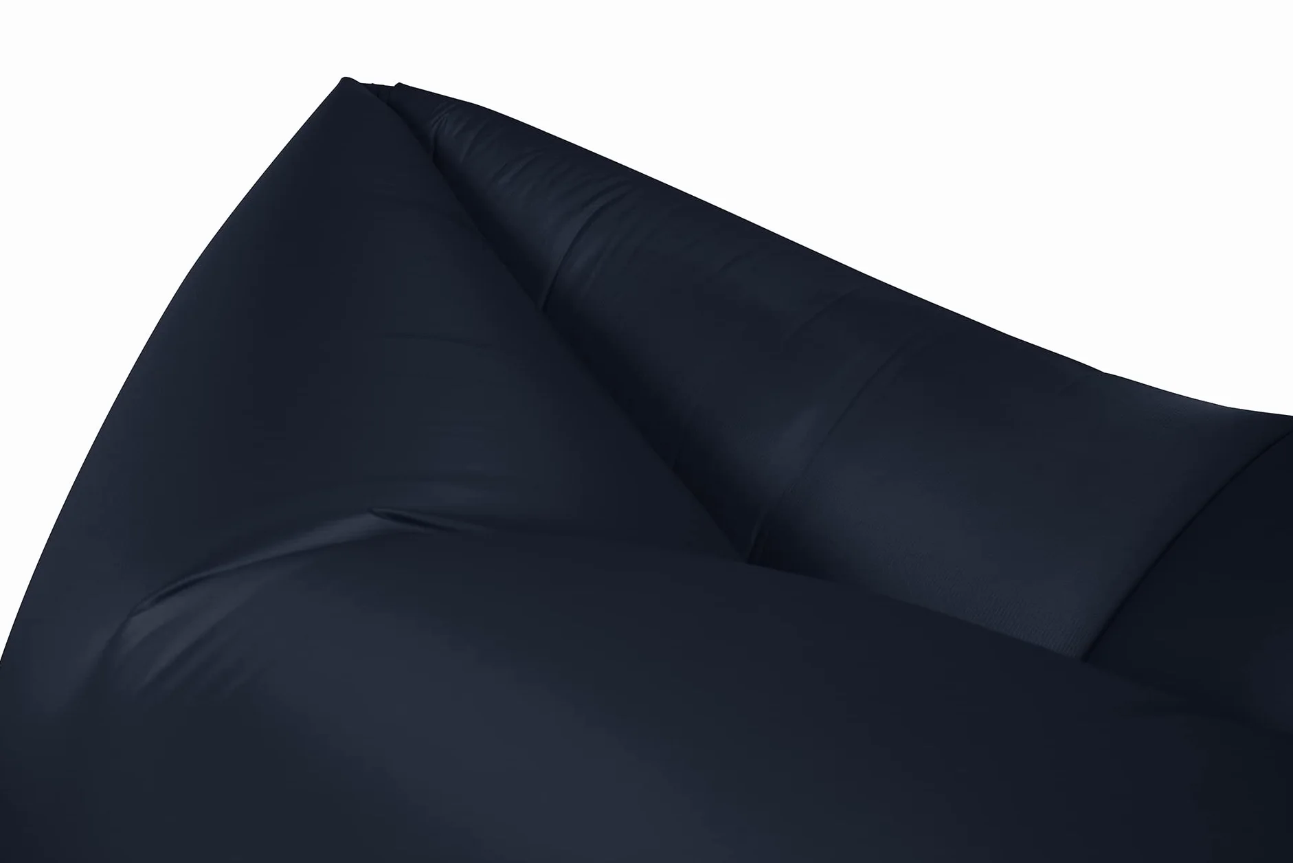 Fatboy® Lamzac 3.0 Canapé/Pouf/Sofa Gonflable | Bleu foncé | Hamac rempli d'air | pour l'extérieur (Plage, Jardin ou Piscine) | 200 x 90 x 50 cm