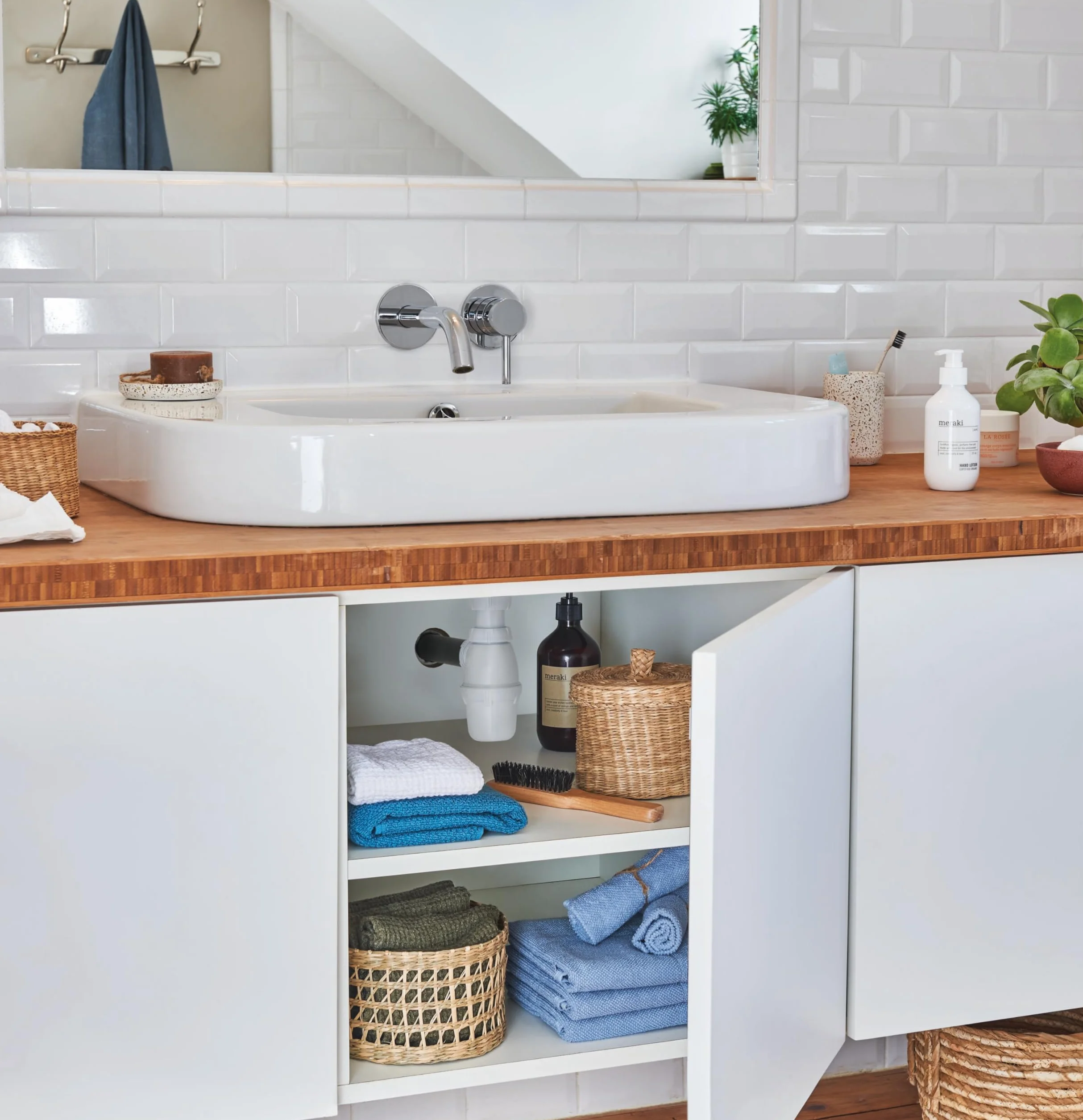 Wirquin Siphon de lavabo réglable en hauteur Ø32 blanc