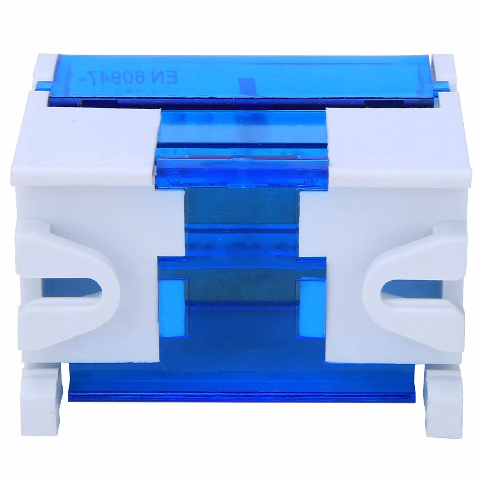 Boîte de distribution rail DIN monophasé 2 niveaux avec cache-poussière transparent 207
