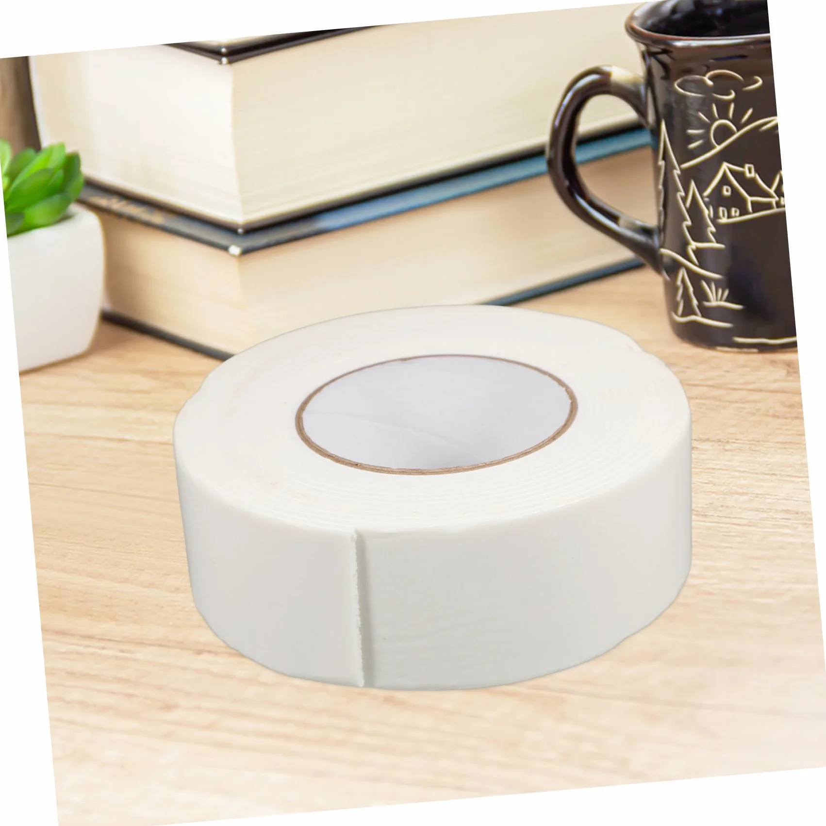 Ruban Adhésif Double Face Mousse 2,5 mm x 50 mm x 5 M Blanc Résistant à L'humidité
