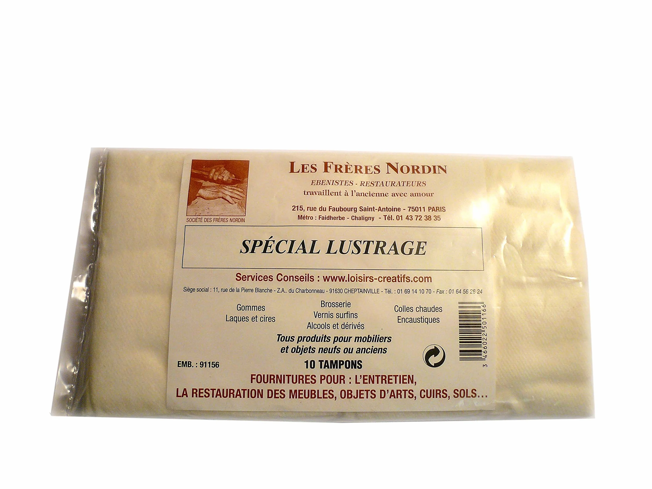 Les Frères Nordin Tampon spécial lustrage par 10
