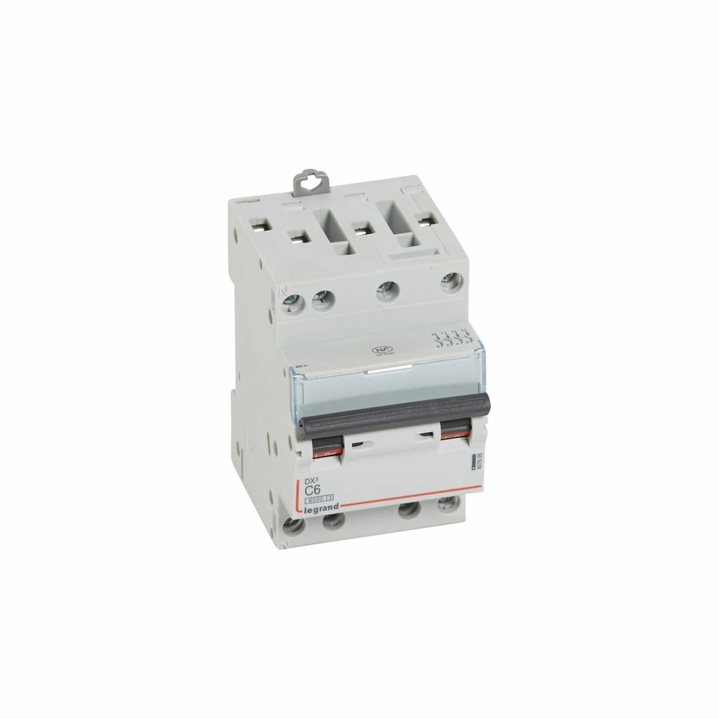 Legrand Dx3 Disjoncteur Tétrapolaire 6A 4P Courbe C 6/10kA