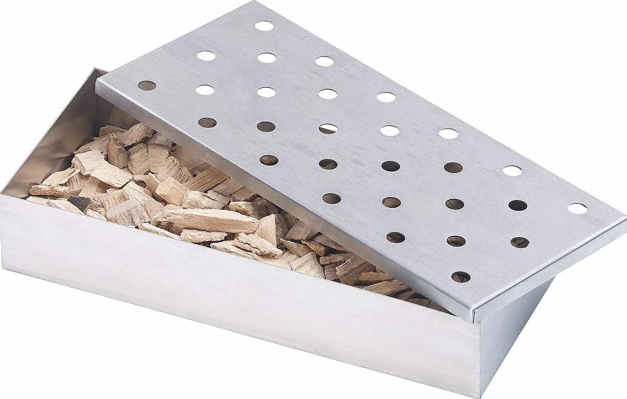 Boîte fumoir pour barbecue à gaz ou à charbon [Rosenstein & Söhne]