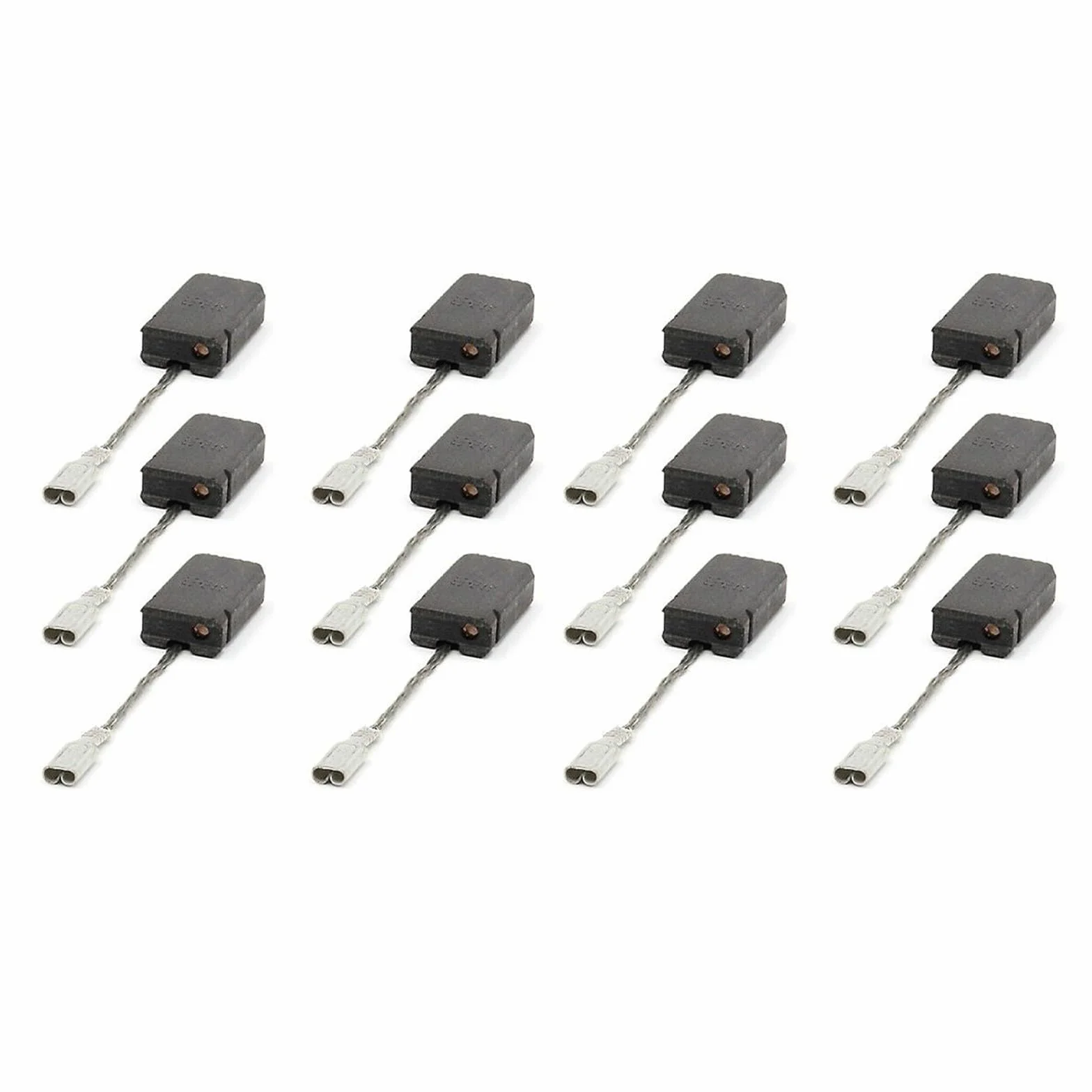 Lot de 12 balais de charbon de rechange pour moteur électrique Bosch GWS 1000 1100 1400