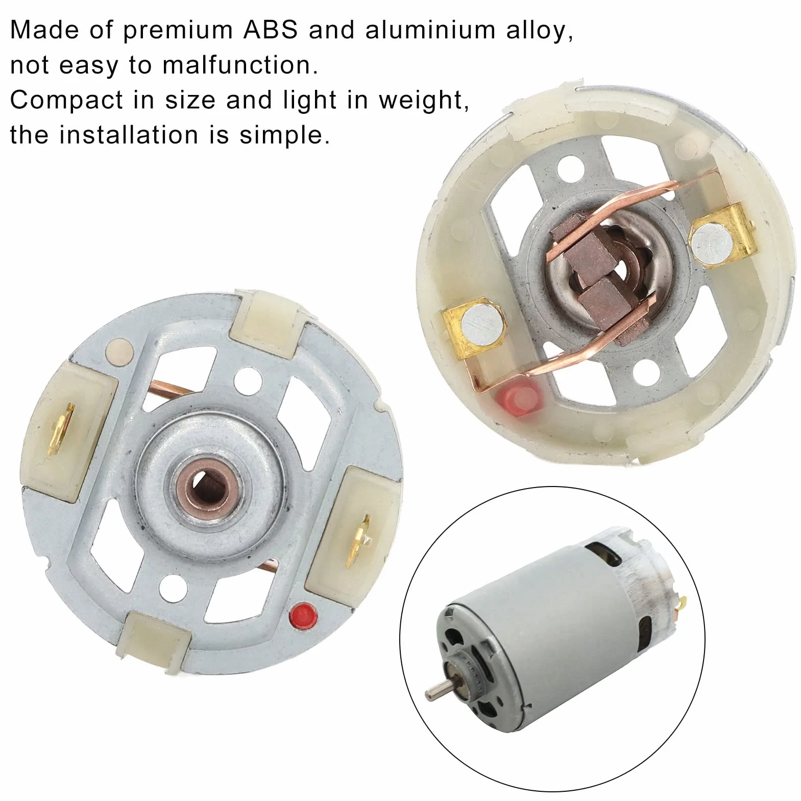 Support Balai Charbon Moteur RS550 2 Pièces pour Perceuse Visseuse