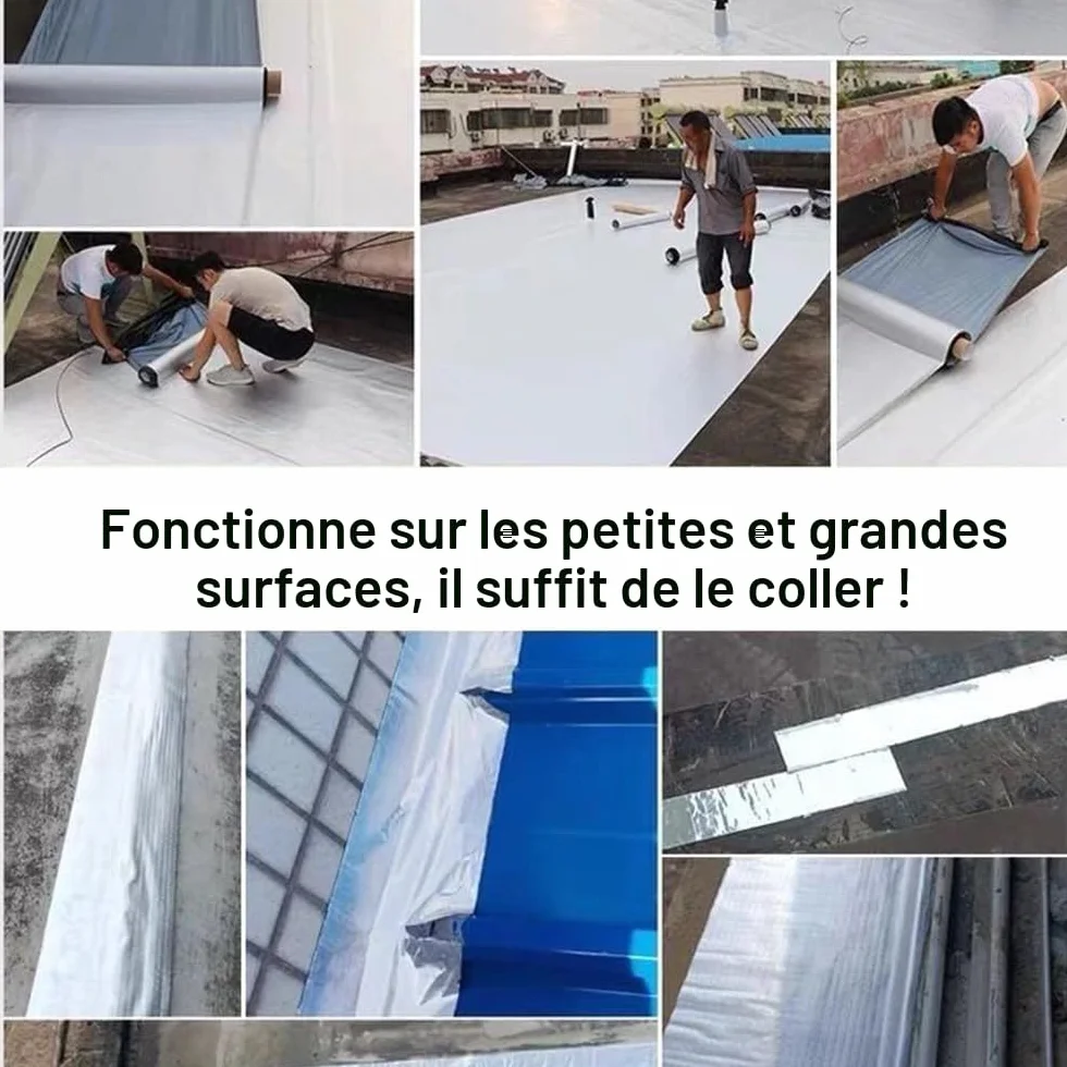 Ruban d'étanchéité en butyle aluminium pour fuites bateau toit camping-car