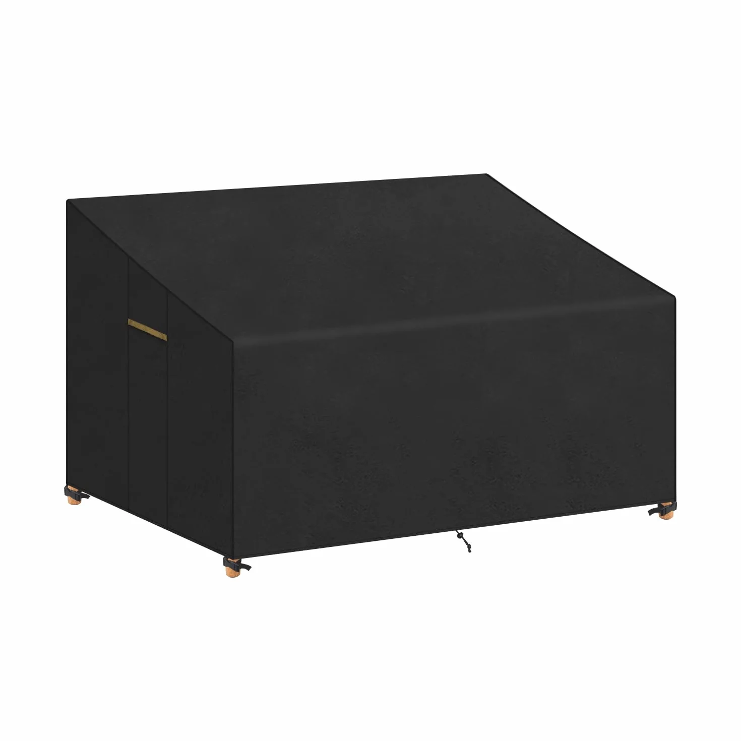 Housse de protection pour canapé de jardin 2 places imperméable anti-UV 160 x 99 x 61/89 cm