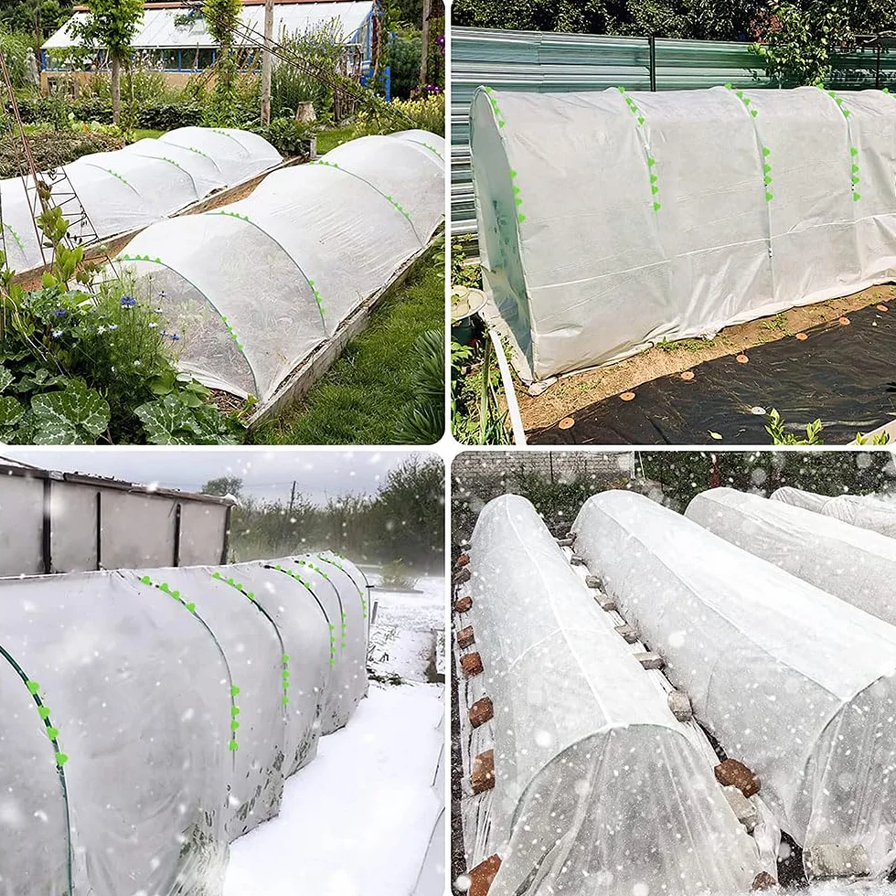Anyingkai Garden Arceaux pour Serre Tunnel,Cerceau De Serre De Jardin,Kit De Maison De Cerceau De Jardin,Cadre pour Serre De Jardin, Arceaux pour Serre Tunnel pour La Protection des Plantes (50PCS)